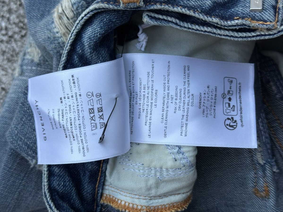 Givenchy Givenchy Boro Distressed Moleskin Denim Size US 30 / EU 46 - 12 Thumbnail