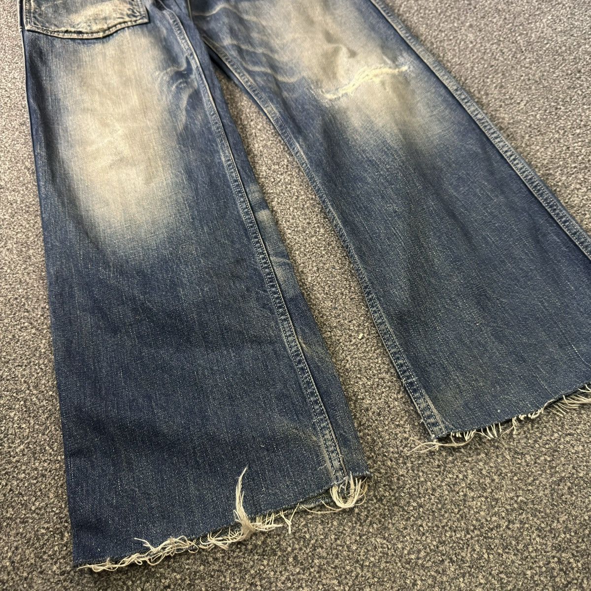 KOJIMA GENES Japanese Heavy Vintage Johnbull Kojima Japan Workwear Denim Size US 31 - 7 Thumbnail