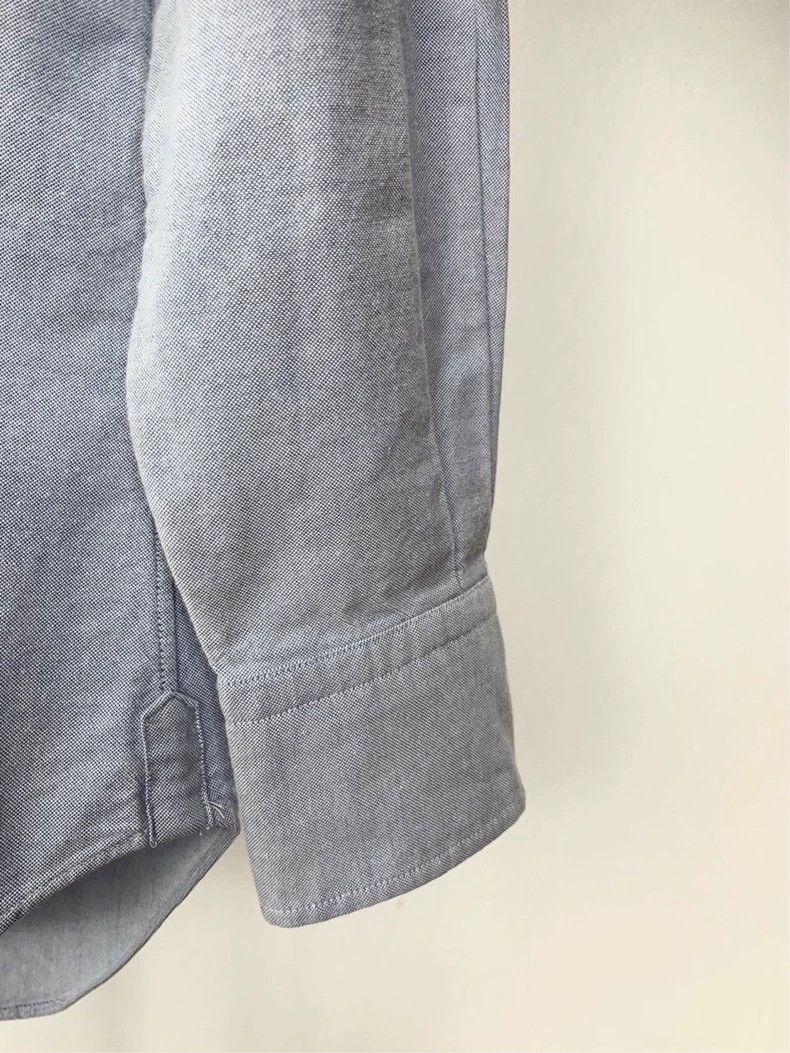 Thom Browne Thom Browne Blue Oxford classic lapel long-sleeved shirt 25 Size US S / EU 44-46 / 1 - 3 Thumbnail