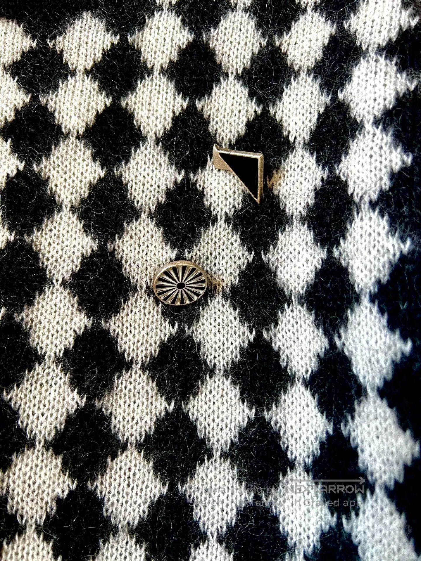 Saint Laurent Paris saint laurent black and white check turtleneck. Size US XL / EU 56 / 4 - 5 Thumbnail