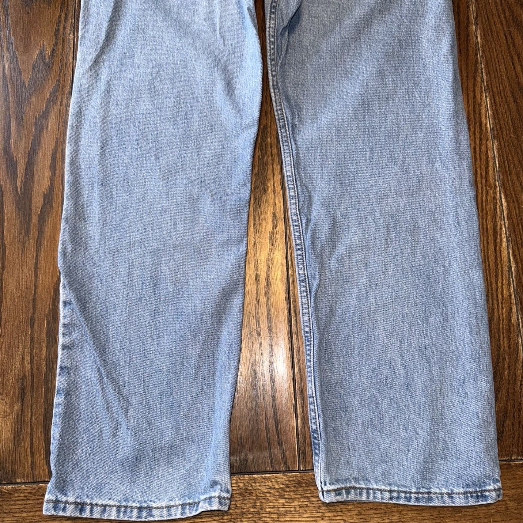 Levi's VINTAGE Levi's 505 Jeans 36x30 Light Wash Straight Denim Blue 90s USA Red Tab Unisex Adults 5-Pocket Style Slim Regular Mens Womens Size US 36 / EU 52 - 7 Thumbnail