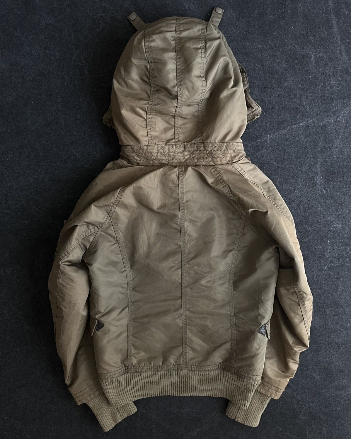 Japanese Brand G.O.A fur hooded bomber Size US S / EU 44-46 / 1 - 5 Thumbnail