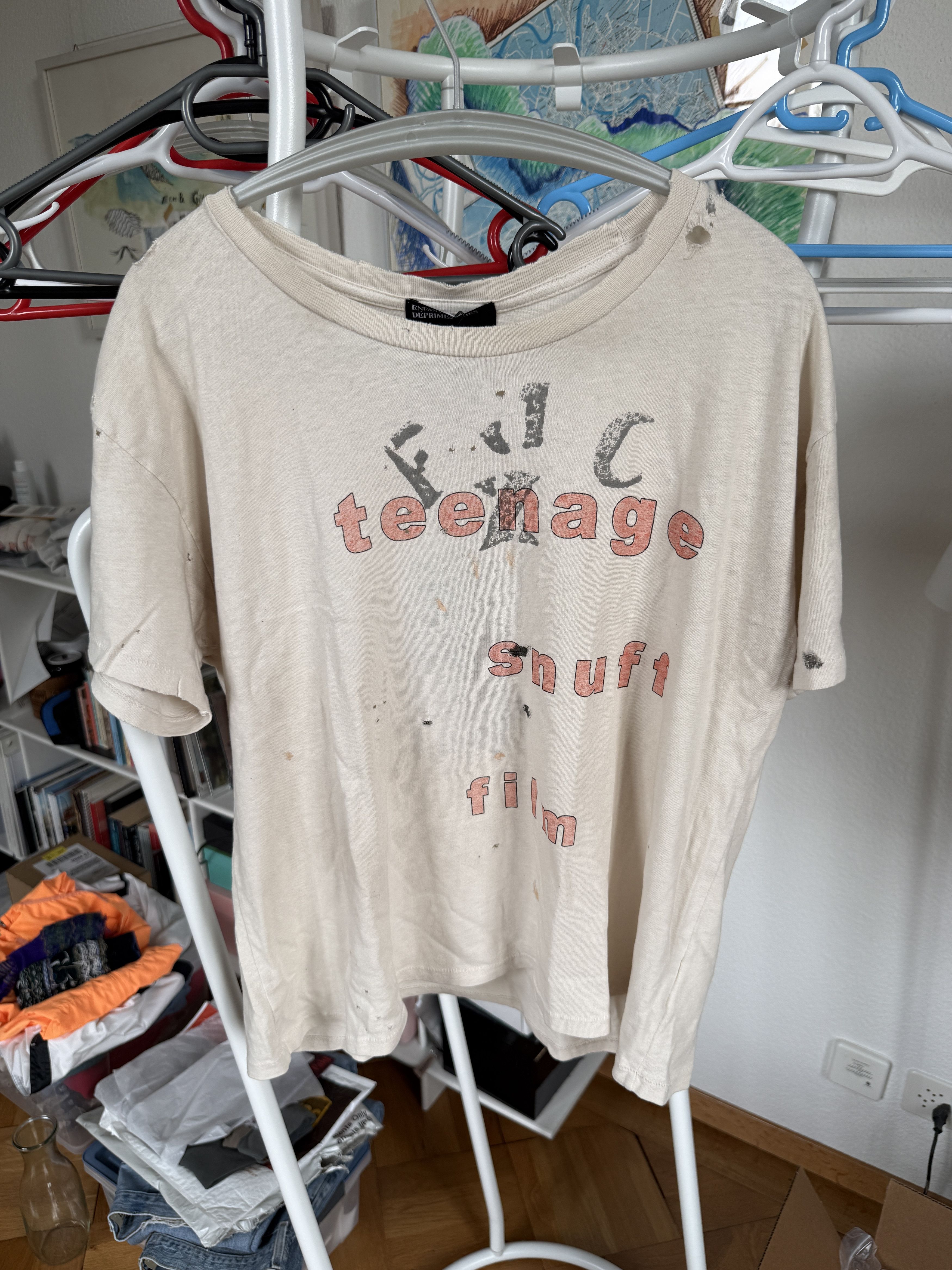 Enfants Riches Deprimes TEENAGE SNUFF FILM TEE Size US S / EU 44-46 / 1 - 1 Thumbnail