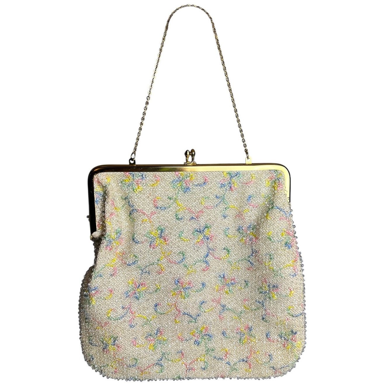 Other Vintage 1950s Corde-Bead Microbeaded Glam Evening Clutch Bag Size ONE SIZE - 1 Thumbnail