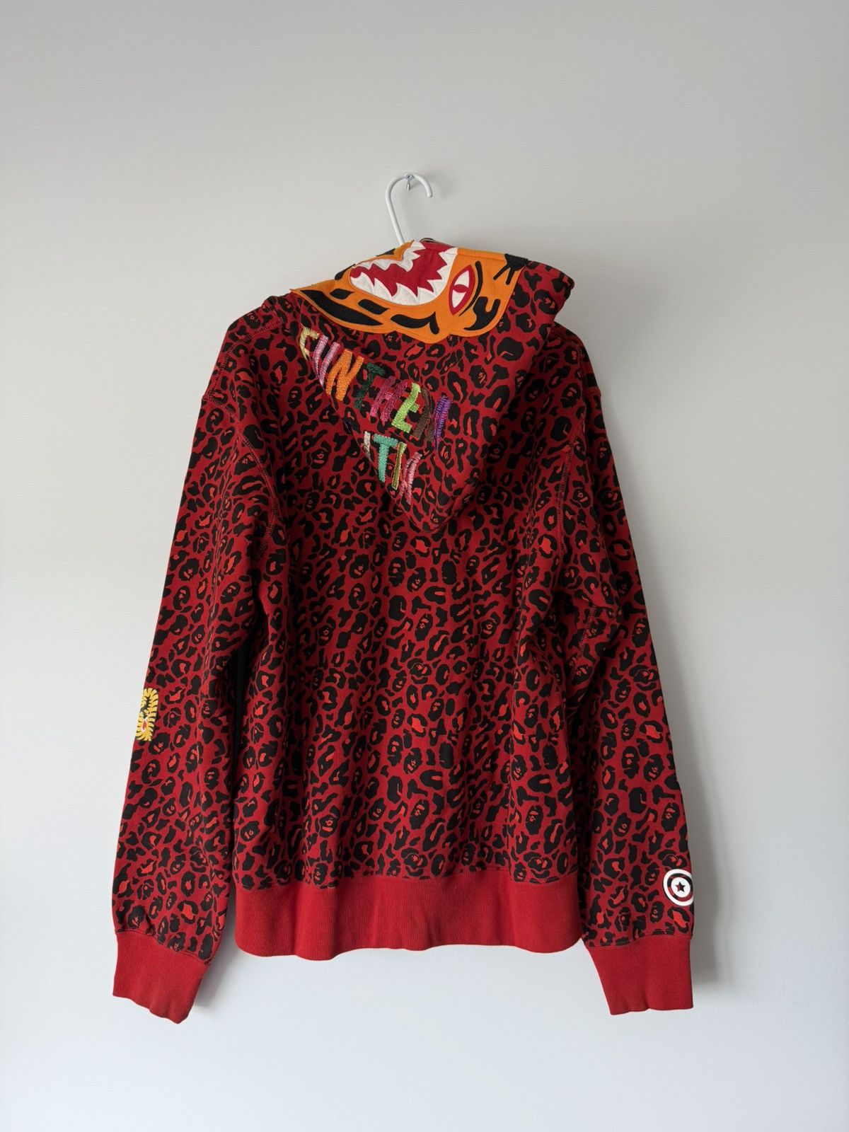 Bape BAPE Tiger Red Leopard Full Zip Hoodie Size US XL / EU 56 / 4 - 2 Thumbnail
