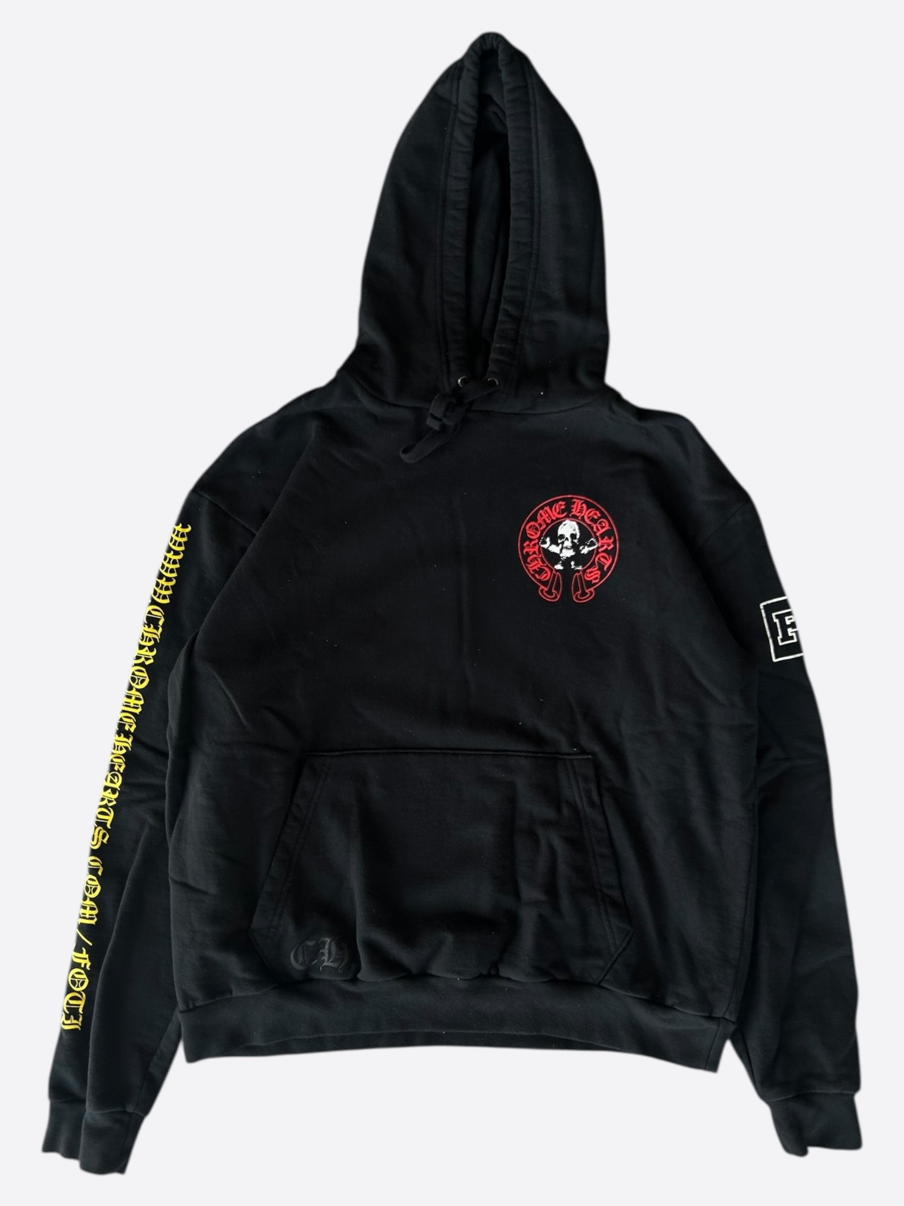 【Chrome Hearts】Shoulder Logo Hoodie★フーディ★Black Shoulder Logo FU Hoodie 