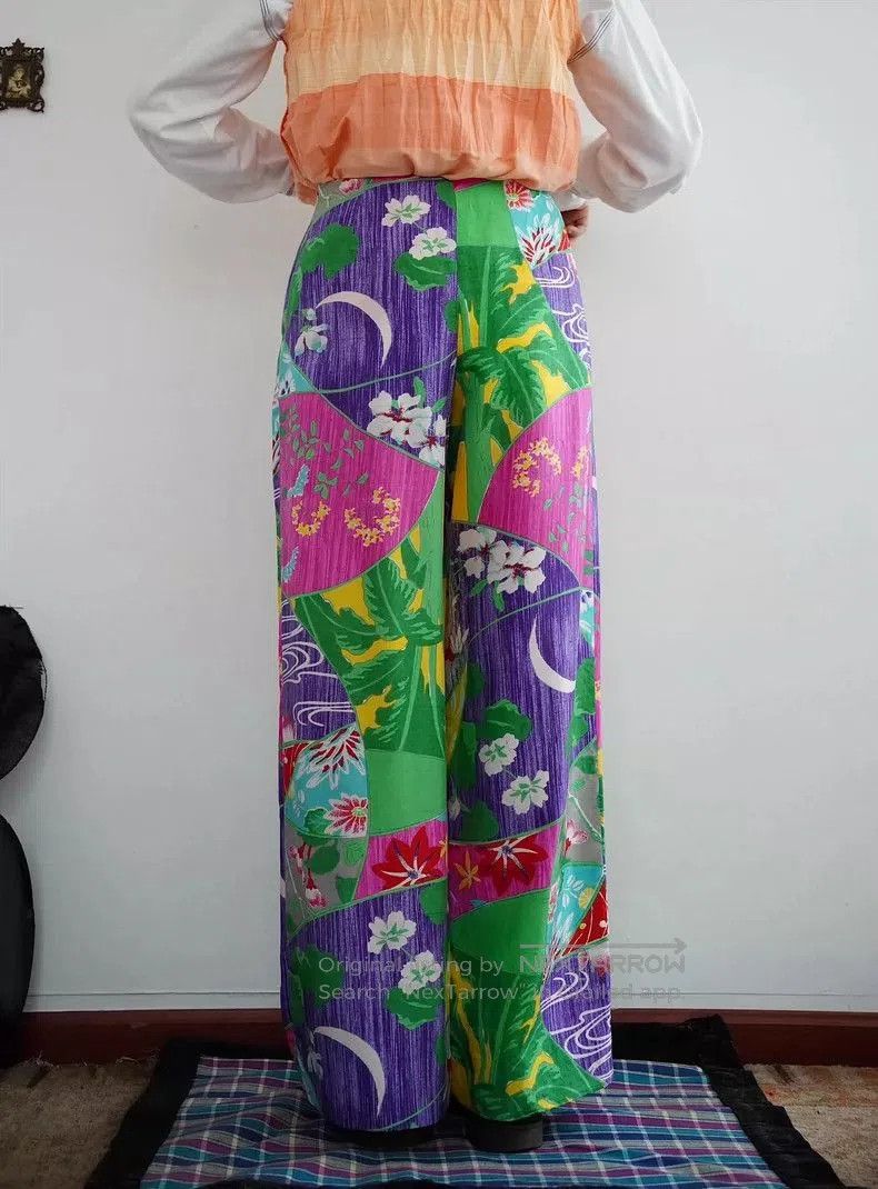 Kenzo Kenzo 2000SS 30th Anniversary Silk Pants. Size US 28 / EU 44 - 6 Thumbnail