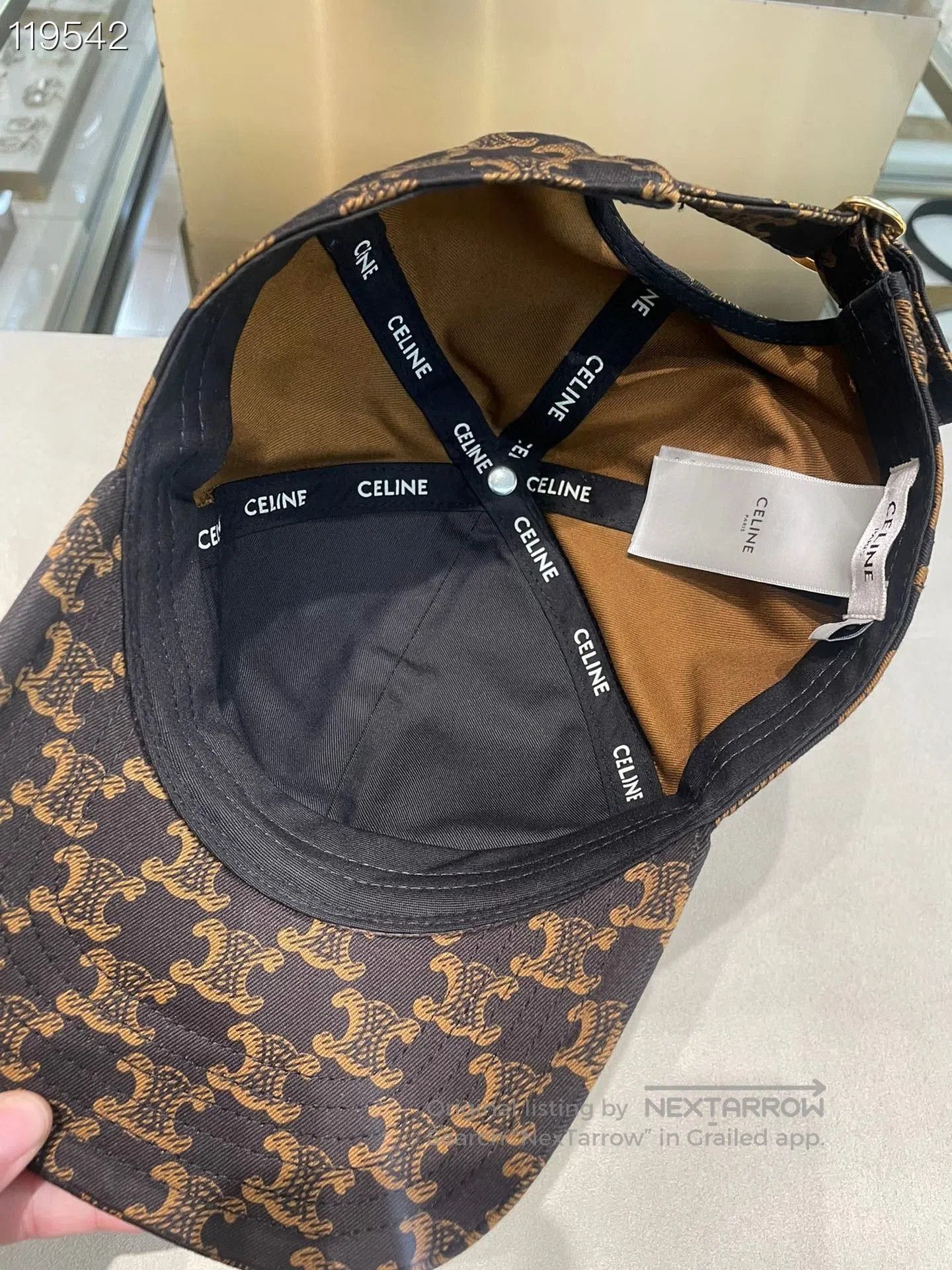 Celine Celine Monogram Baseball Cap. Size ONE SIZE - 3 Thumbnail