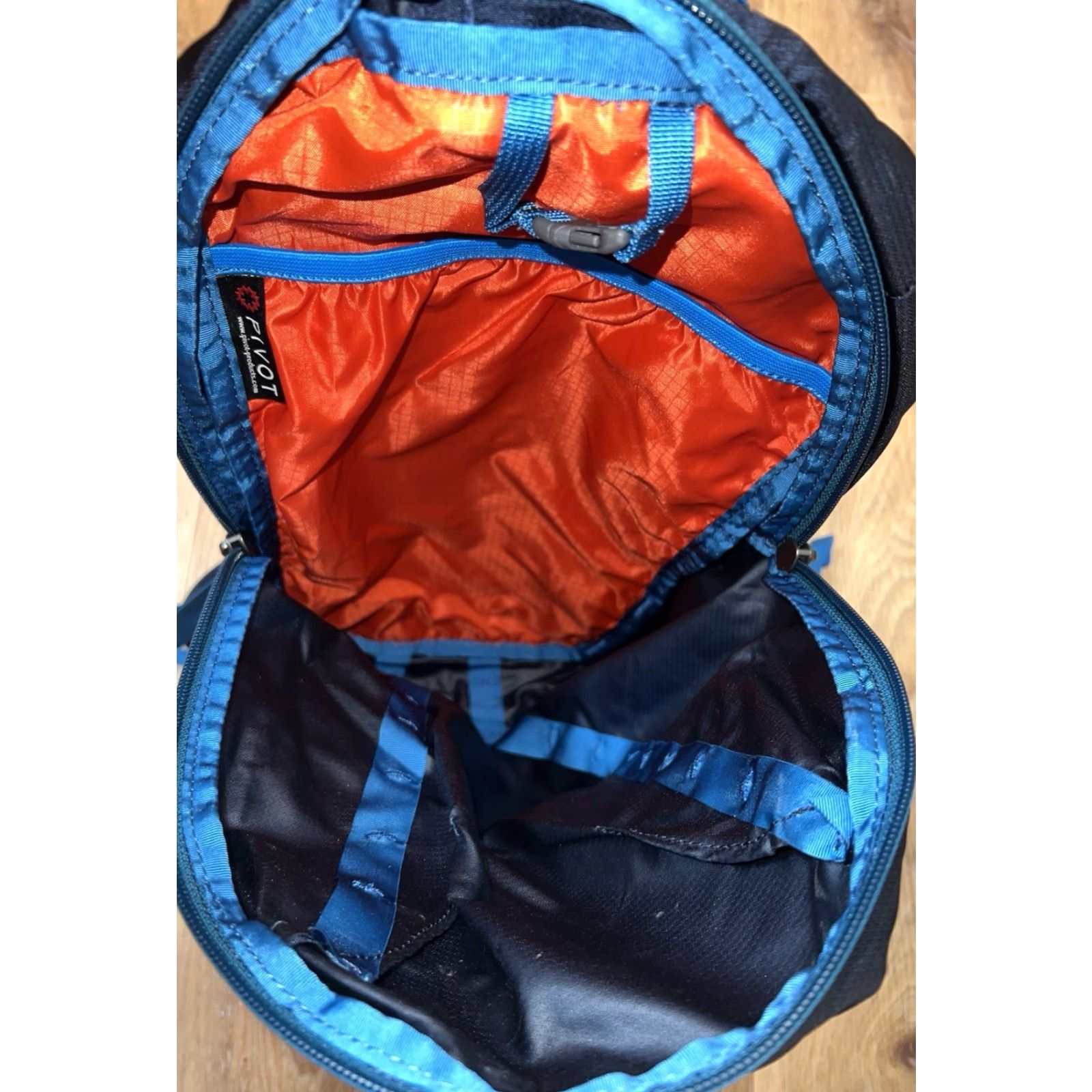 Vintage Pivot Backpack 16” X 8” Multipurpose Light Day Pack School Campus Blue Nylon Straps Unisex Adults Travel Kid/Adult (NWT) Size ONE SIZE - 7 Thumbnail