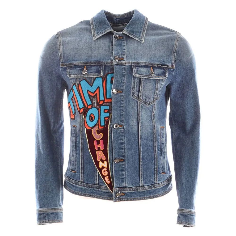 Dolce & Gabbana o1y0125 Denim Jacket in Blue Size US S / EU 44-46 / 1 - 1 Thumbnail