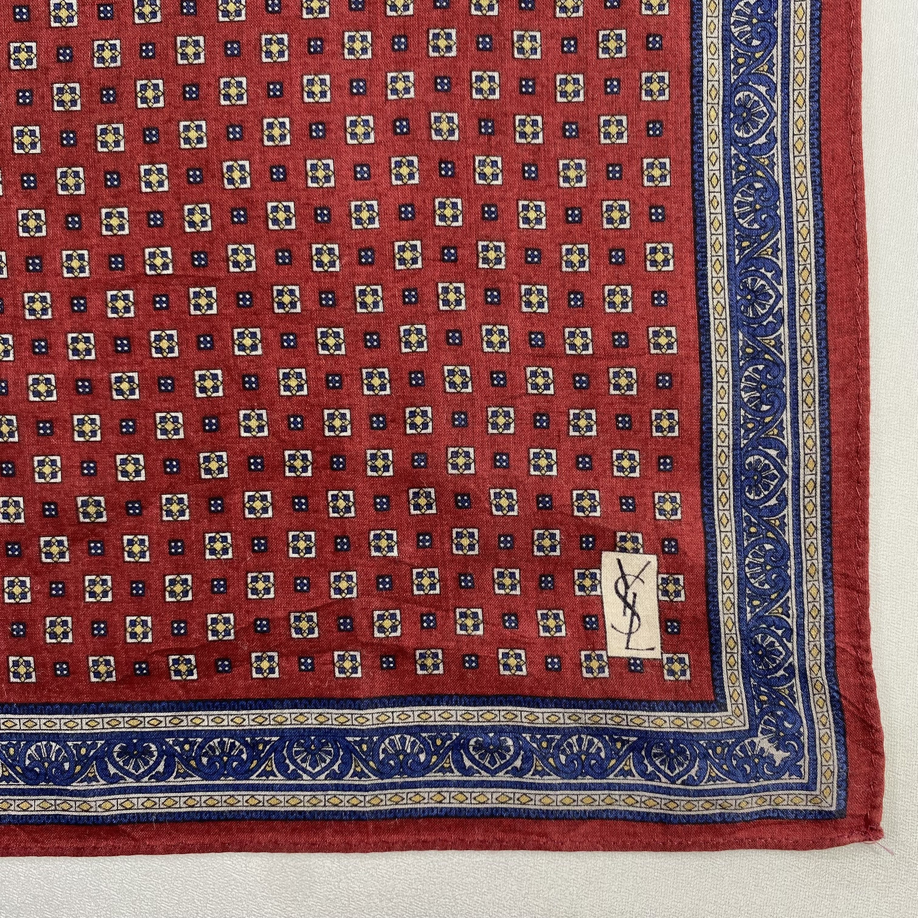 Vintage Yves Saint Laurent Handkerchief / Neckerchief-P1200 Size ONE SIZE - 3 Thumbnail