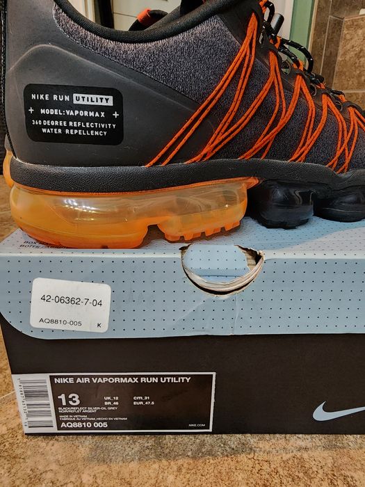 Vapormax run utility outlet sizing