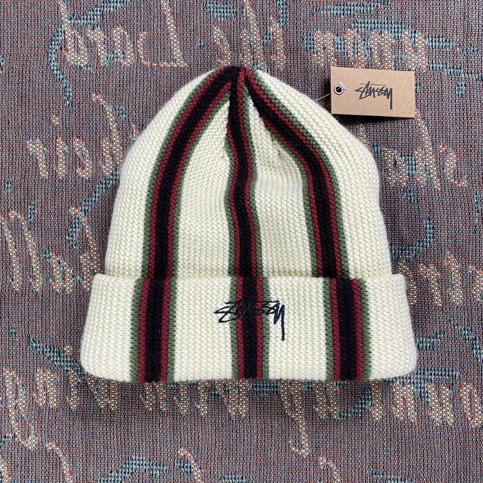 Stussy Stüssy Striped Pom Beanie | Grailed