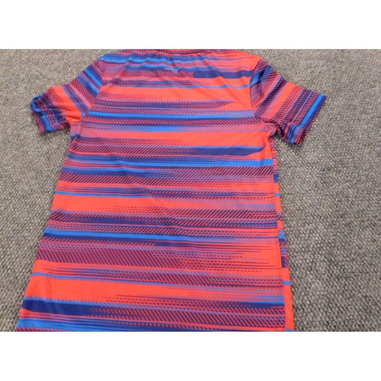 Mizuno Mizuno Shirt Mens S Purple Striped Crew Neck Short Sleeve Cotton Spandex Logo T-Shirt Vintage: No, USA Theme, Graphic Print, Stretch, Regular Fit Size US S / EU 44-46 / 1 - 6 Thumbnail