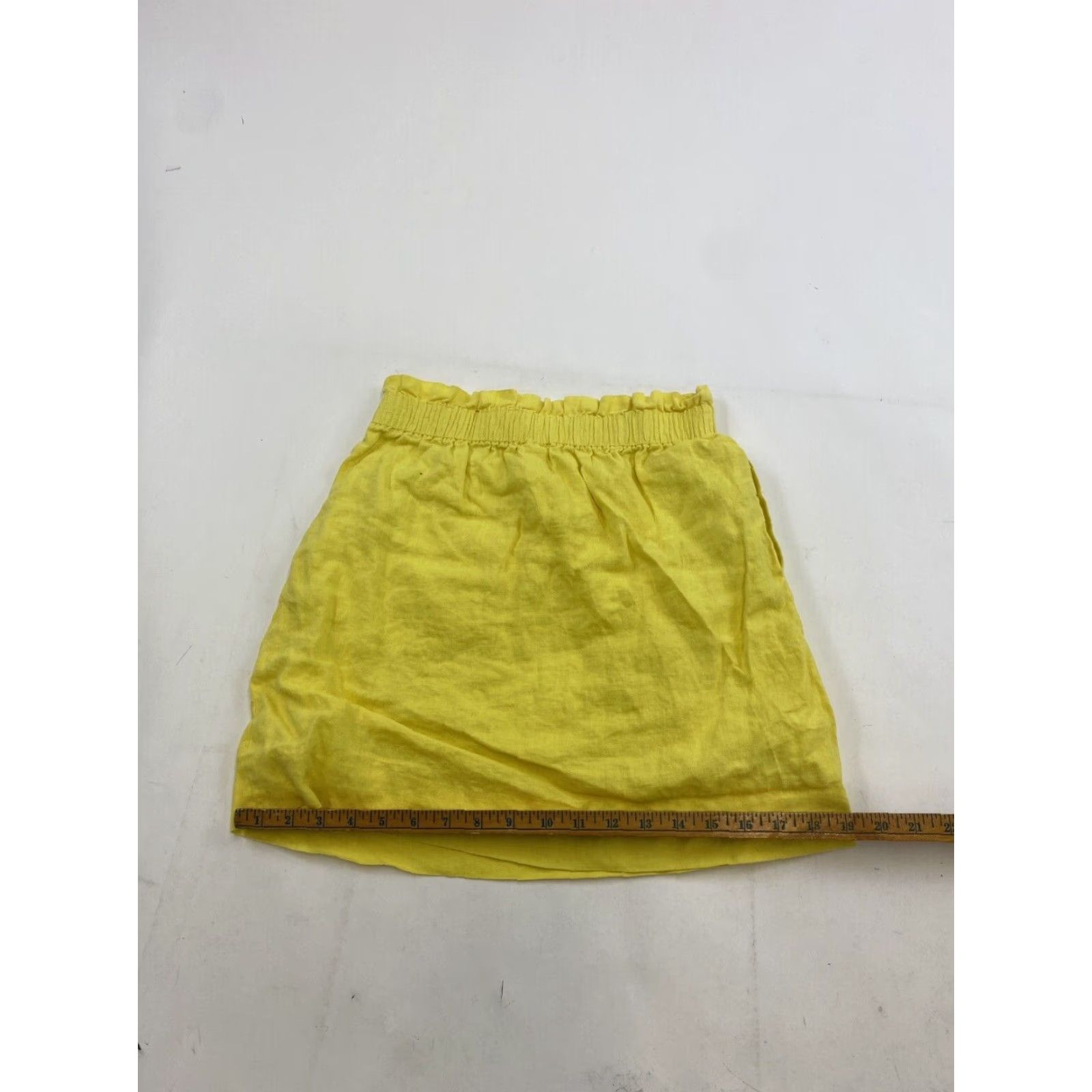 J.Crew J.CREW Skirt Women’s 2 Yellow Pockets Elastic Waist Short Modern Pockets Womens 2 Yellow Size 26" / US 2 / IT 38 - 8 Thumbnail