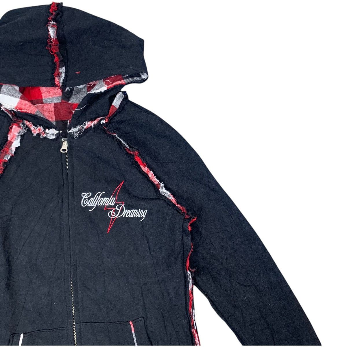 Punk and Yo × Vintage VINTAGE RED CAT PUNK GOTHIC REVERSIBLE HOOD SWEATER Size US S / EU 44-46 / 1 - 6 Thumbnail