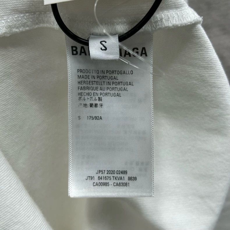 Balenciaga Balenciaga Dissolving Smiley Scissors Embroidered Short Sle Size US S / EU 44-46 / 1 - 6 Thumbnail
