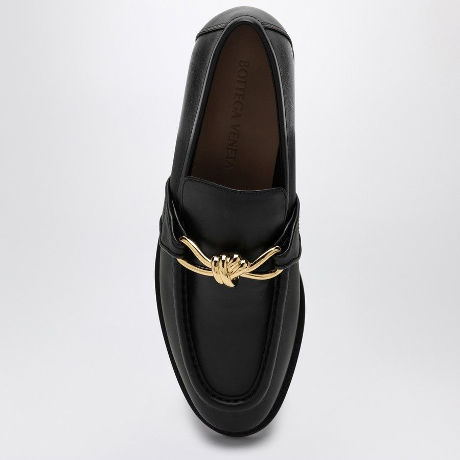 Bottega Veneta o1d2blof0824 Loafers in Black Size US 8 / IT 38 - 3 Thumbnail