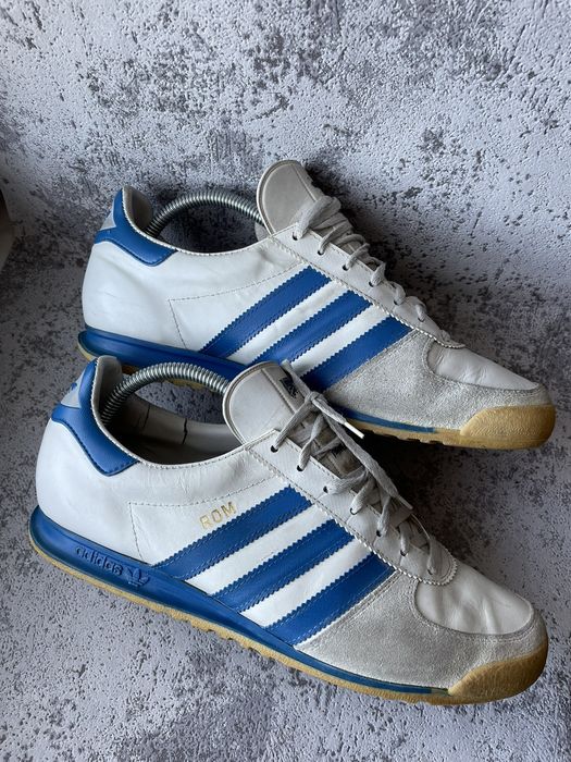 Adidas Rare Adidas Rom Vintage 80s City Series Leather Shoes | Grailed