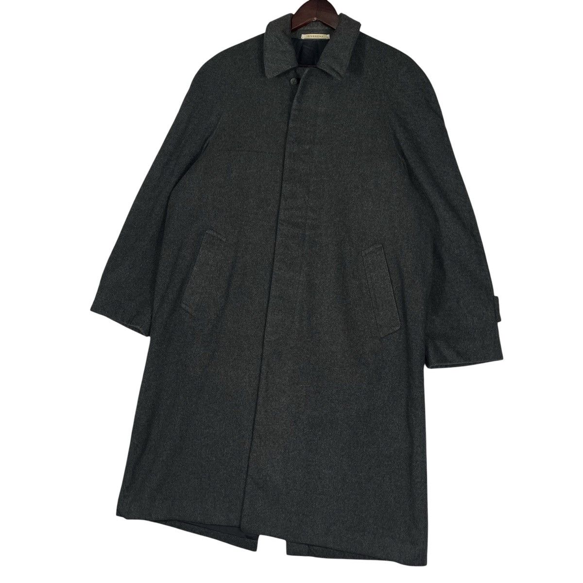 Givenchy Vintage Monsieur Givenchy 100% Cashmere Overcoat Size US L / EU 52-54 / 3 - 3 Thumbnail