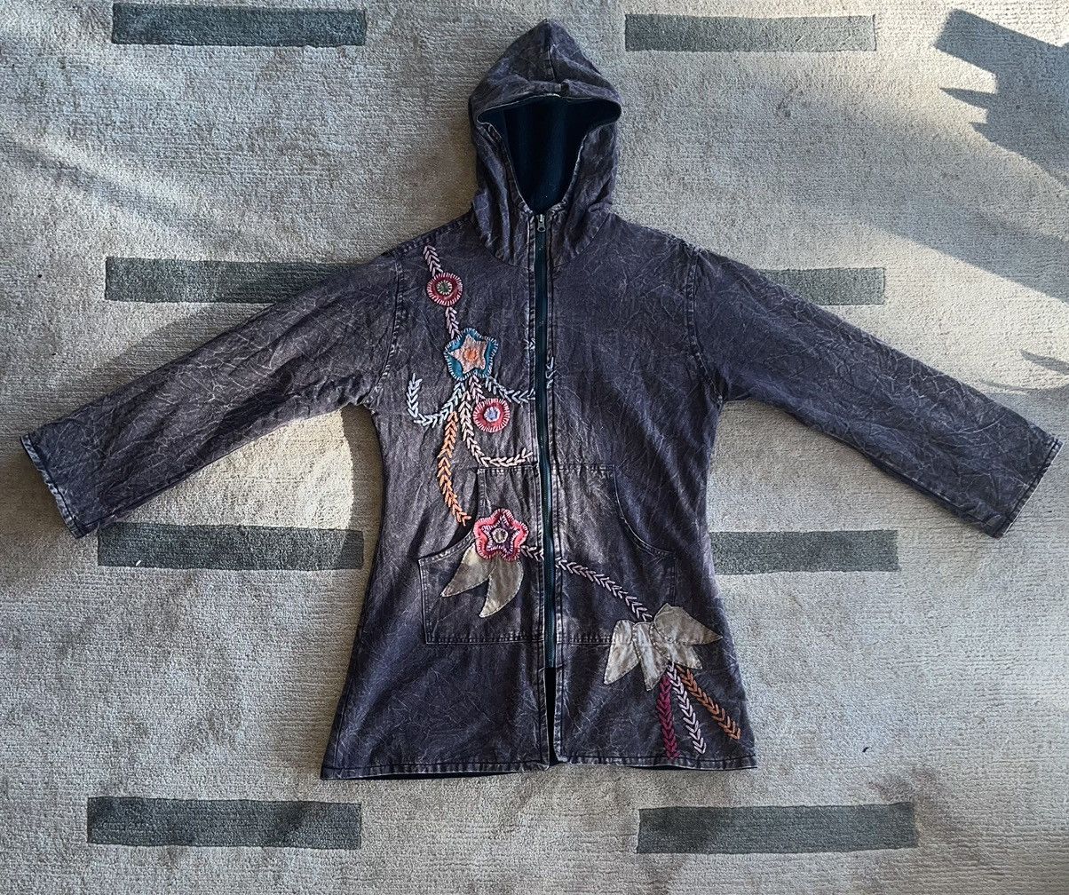 Japanese Brand × Vintage Rare | Vintage embroided Jacket | JapanBrand Size XS / US 0-2 / IT 36-38 - 1 Thumbnail