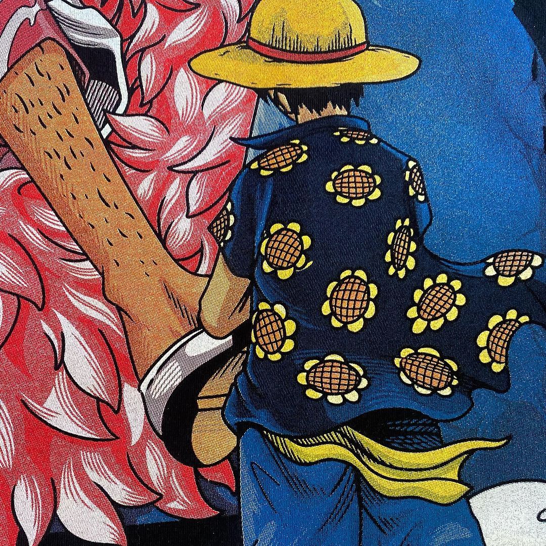 Anime × Japanese Brand One Piece 'SHICHIBUKAI' - DONQUIXOTE DOFLAMINGO Tee Size US XL / EU 56 / 4 - 9 Thumbnail