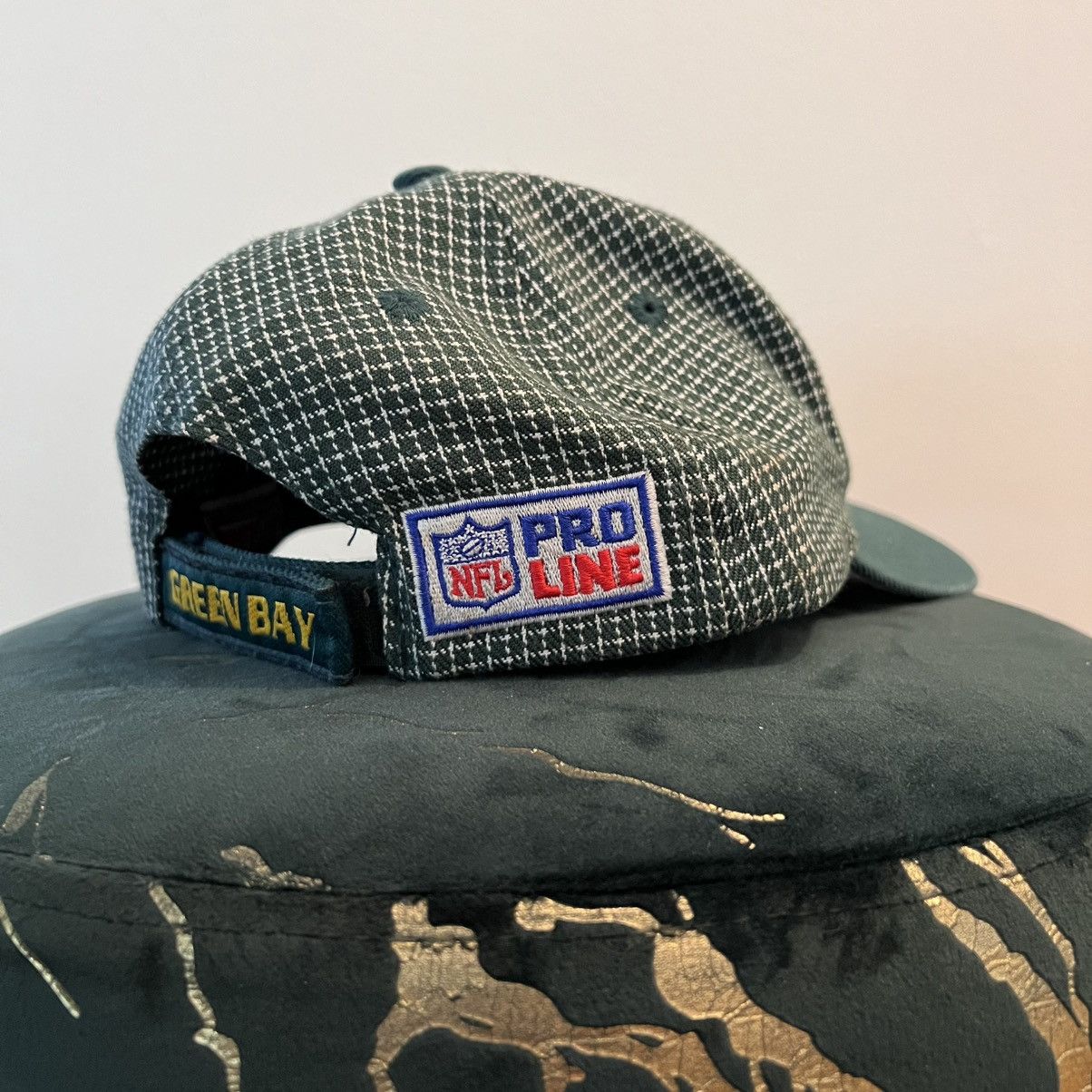 Logo Athletic Vintage Green Bay Packers Logo Athletic Hat Strap Back Green Size ONE SIZE - 5 Thumbnail