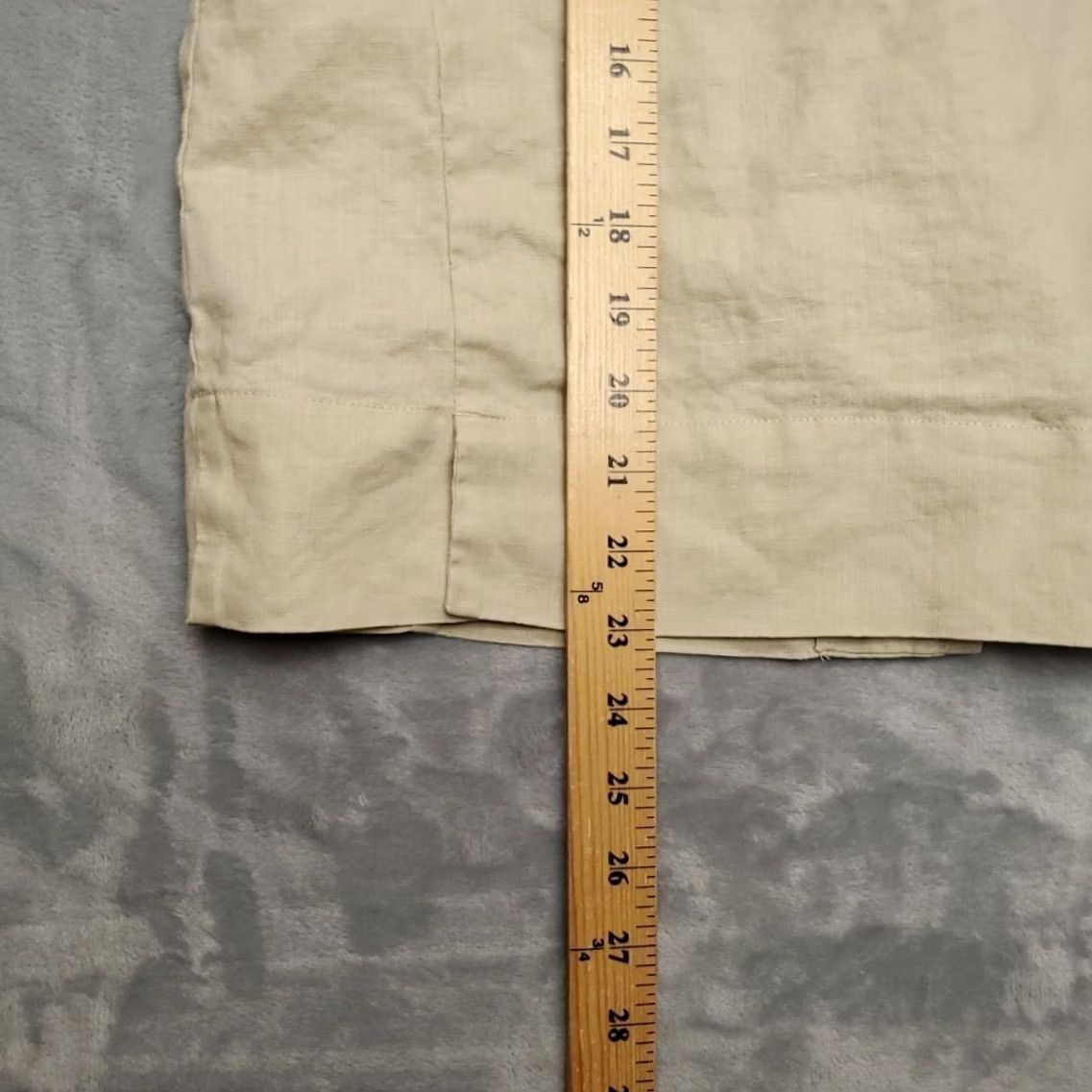 Vintage VINTAGE Westbound Shirt Womens 12 Beige 100% Linen Button-Up Collared 3/4 Sleeve Casual Top Size XL / US 12-14 / IT 48-50 - 7 Thumbnail
