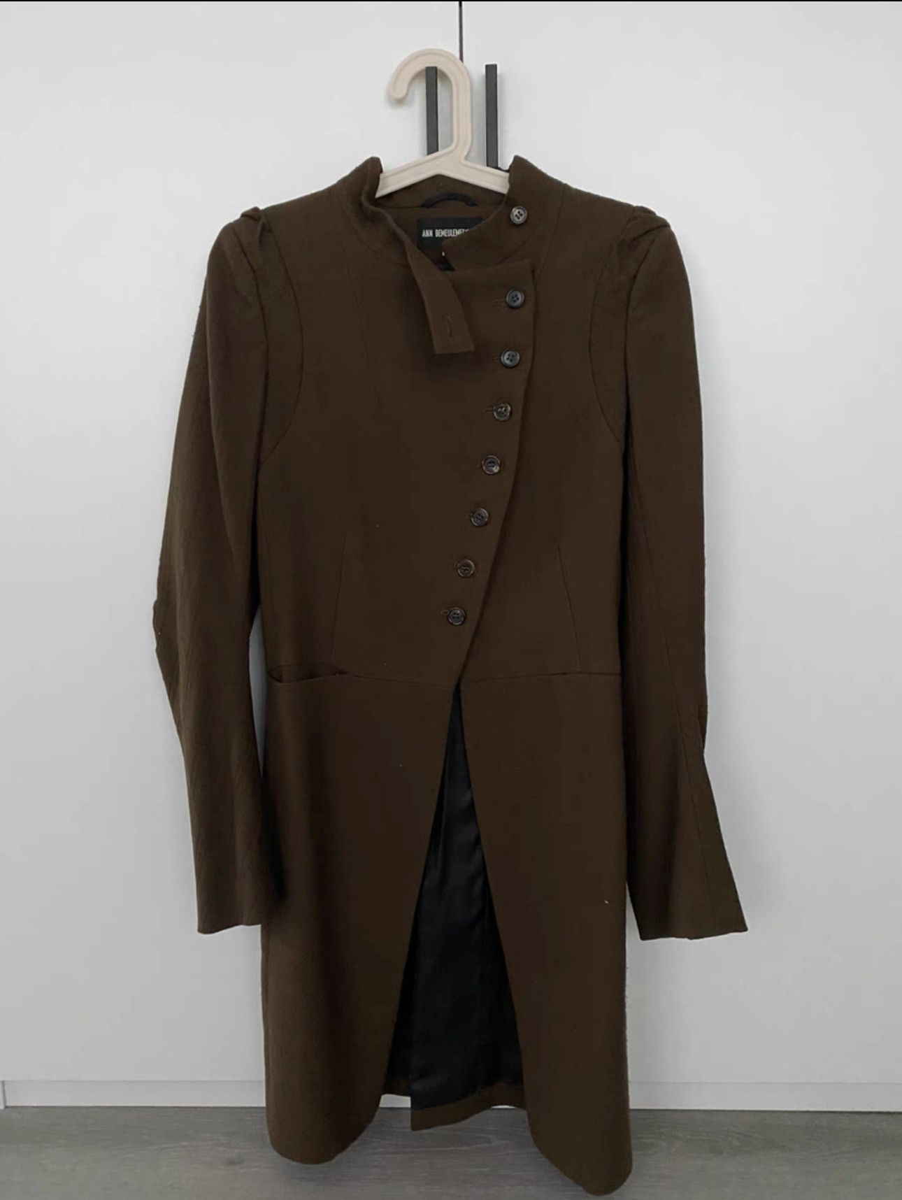 Ann Demeulemeester Ann Demeulemeester chevalier-style, diagonally buttoned coat Size XS / US 0-2 / IT 36-38 - 1 Thumbnail