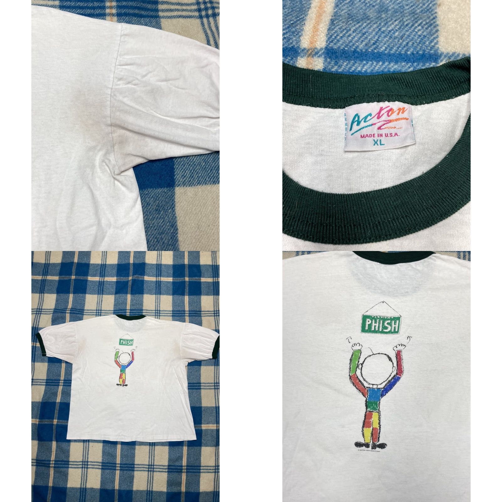 Vintage VINTAGE Phish Band Shirt Men XL White on Tour 1996 Cartoon Dead GDF Size US XL / EU 56 / 4 - 8 Thumbnail