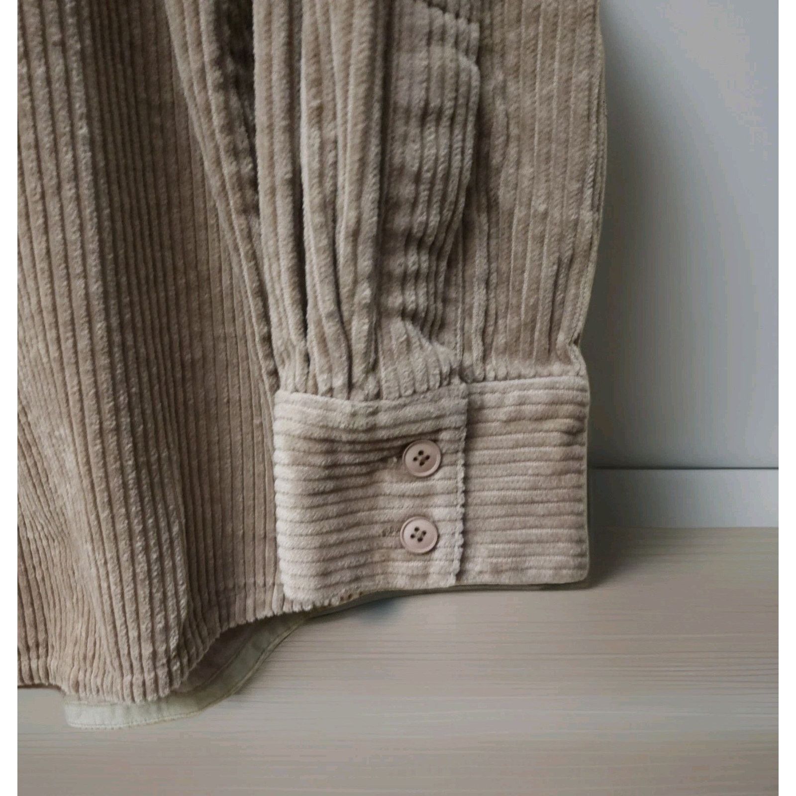 7115 by Szeki 7115 by Szeki Corduroy Long Sleev Button Shirt Jacket Brown Size S / US 4 / IT 40 - 5 Thumbnail