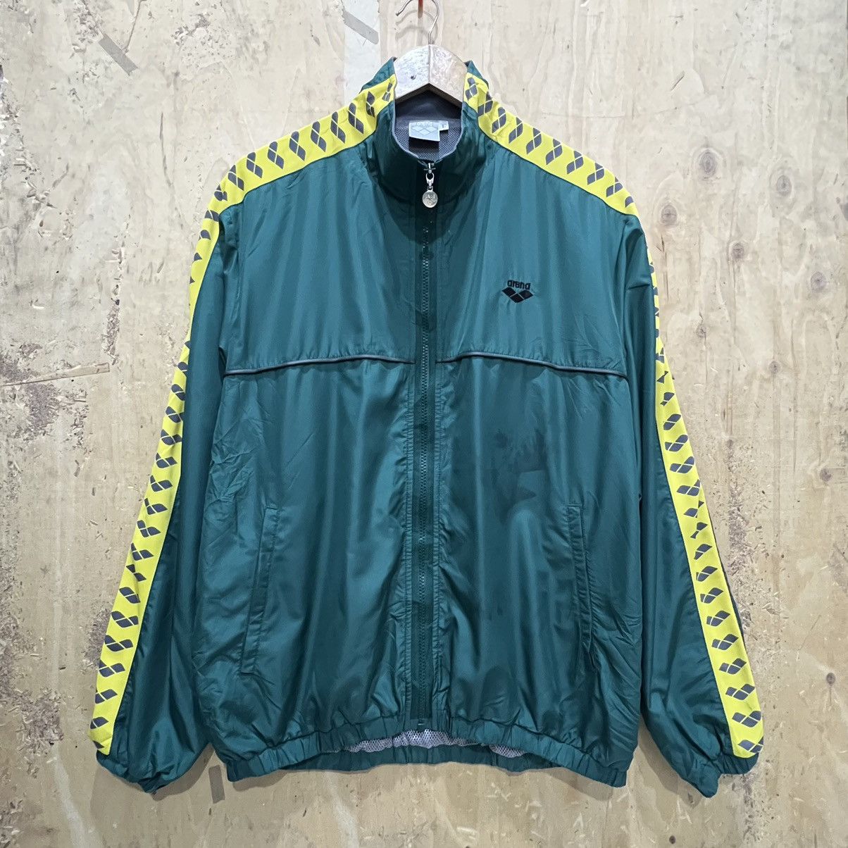 Japanese Brand Vintage Arena Windbrecker Size US L / EU 52-54 / 3 - 2 Thumbnail