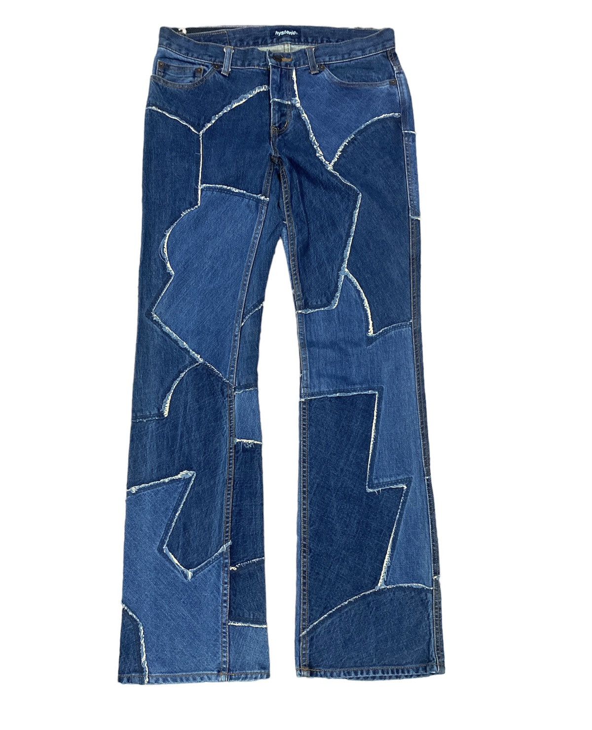 Hysteric Glamour Hysteric Asymetrical Flare Jeans Pants Size US 30 / EU 46 - 3 Thumbnail