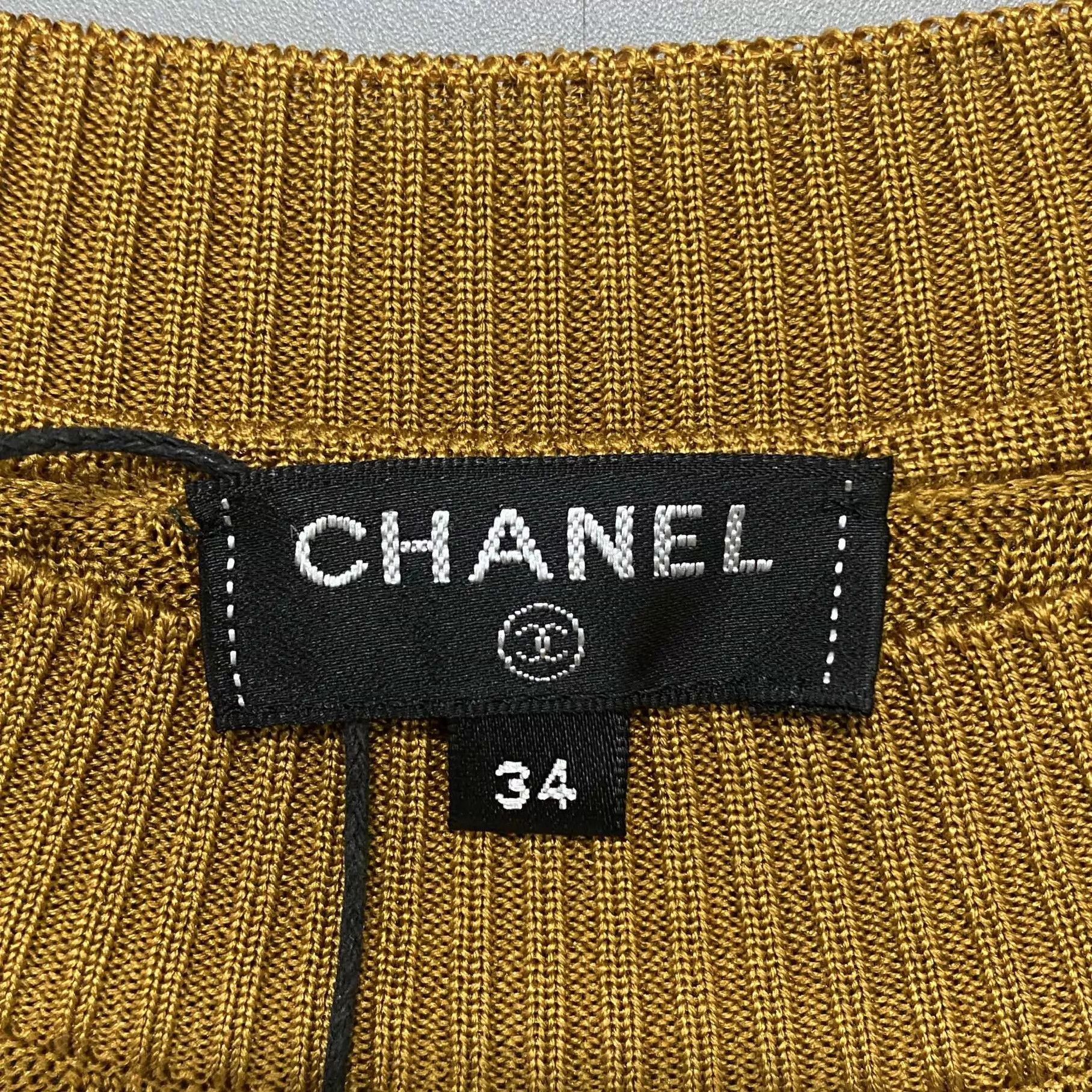 Chanel Chanel floral embossed silk sweater 34 Size XS / US 0-2 / IT 36-38 - 5 Thumbnail