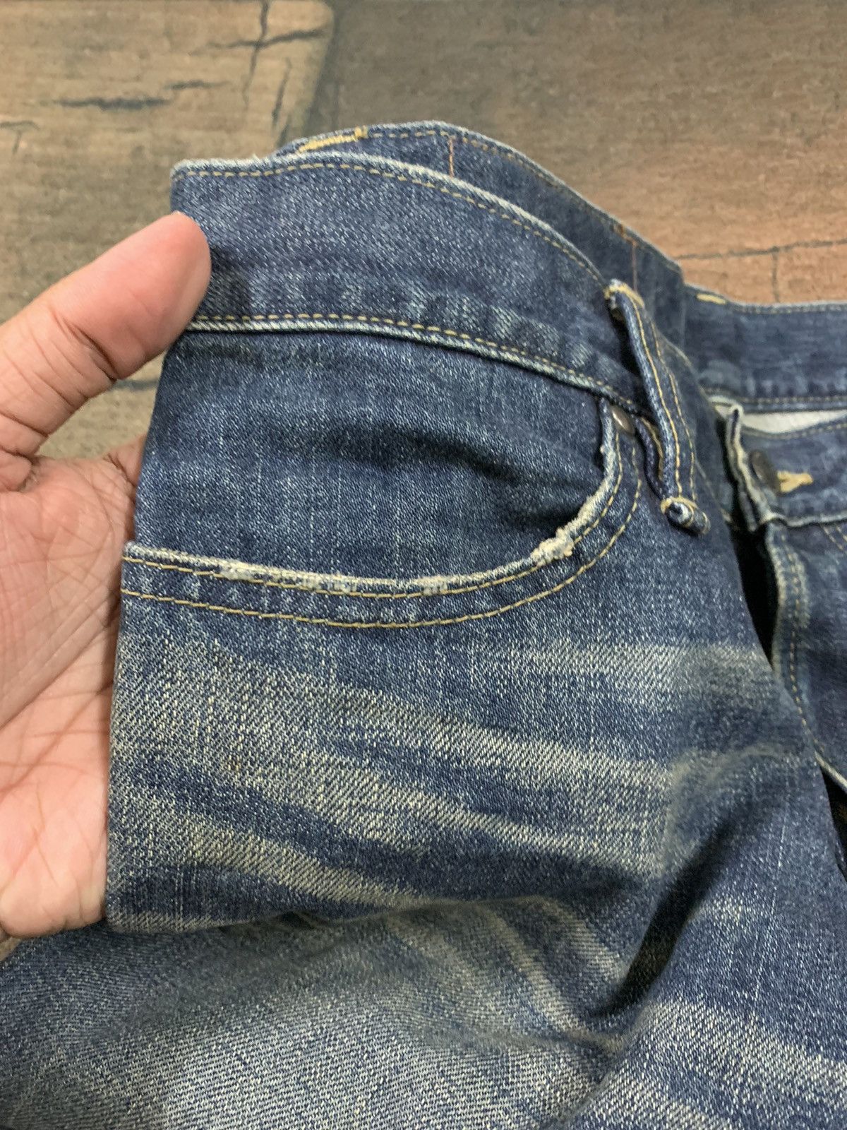 Hysteric Glamour × Japanese Brand × Shellac shellac flare bootcut mud wash style designer japanese Size US 30 / EU 46 - 9 Thumbnail