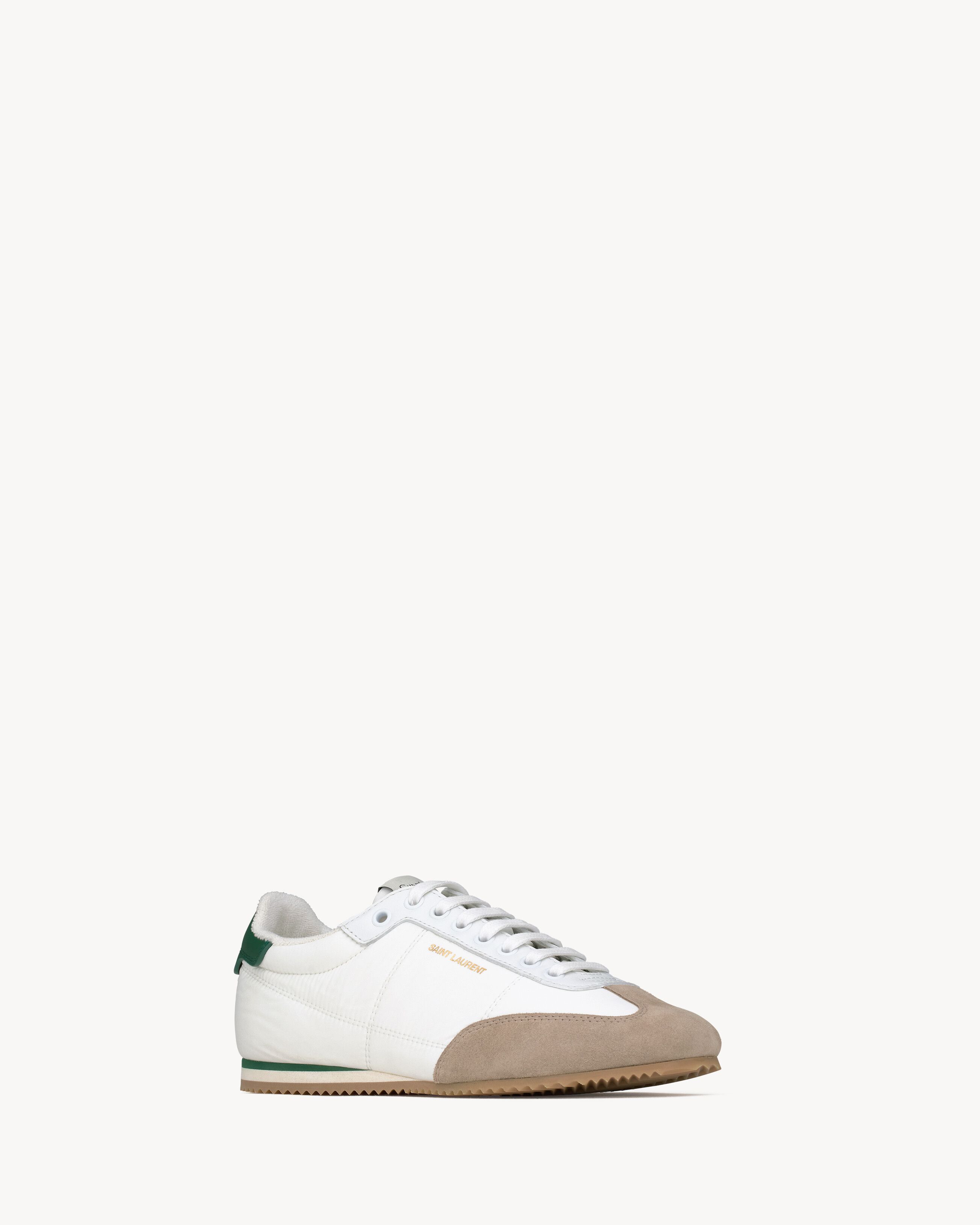 Saint Laurent Paris o1s1wg110126 807831 Aston Sneakers Leather and Nylon Size US 8 / EU 41 - 4 Thumbnail