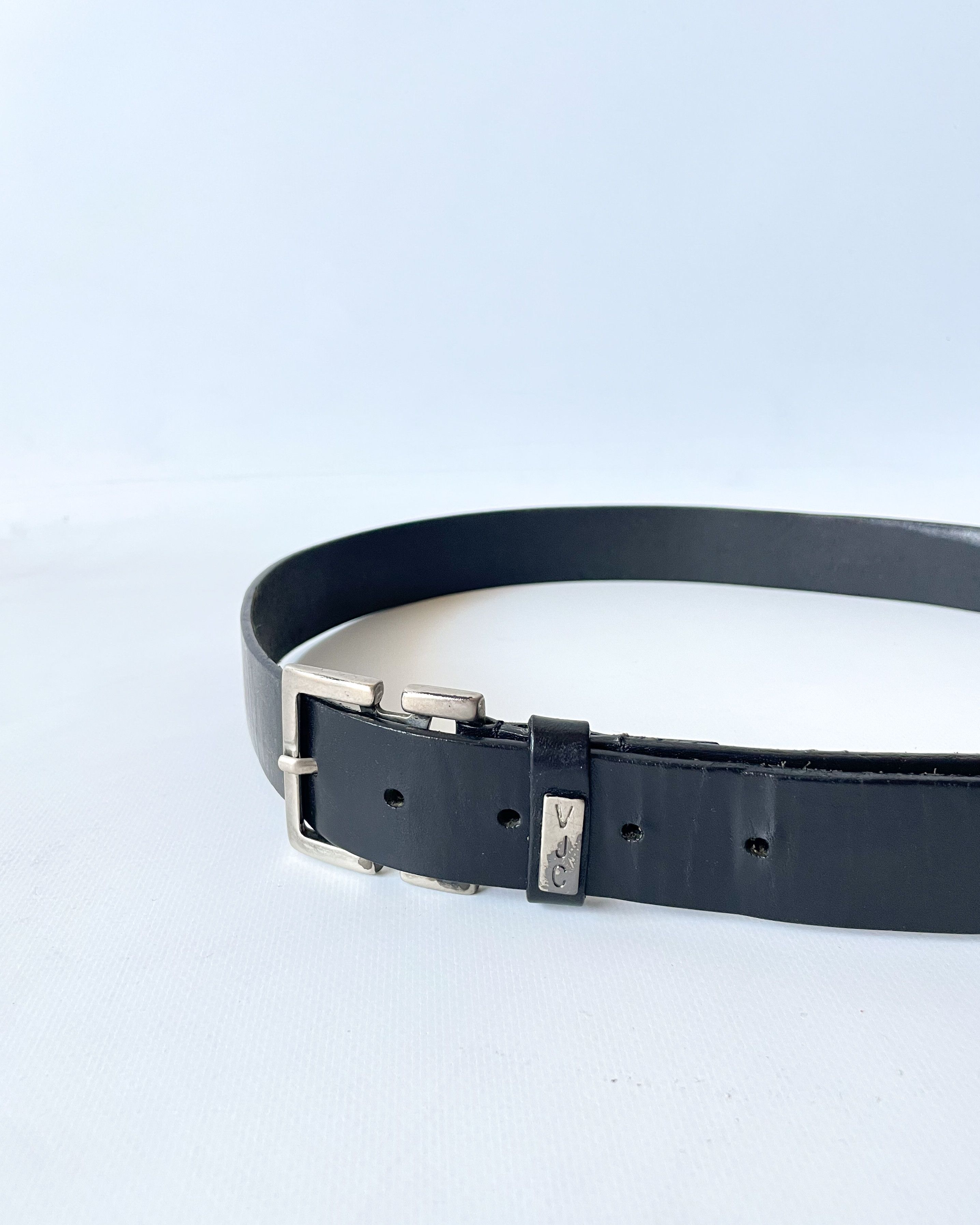 Versace Jeans Couture Vintage Versace Jeans Couture Leather Belt Size 36 - 3 Thumbnail