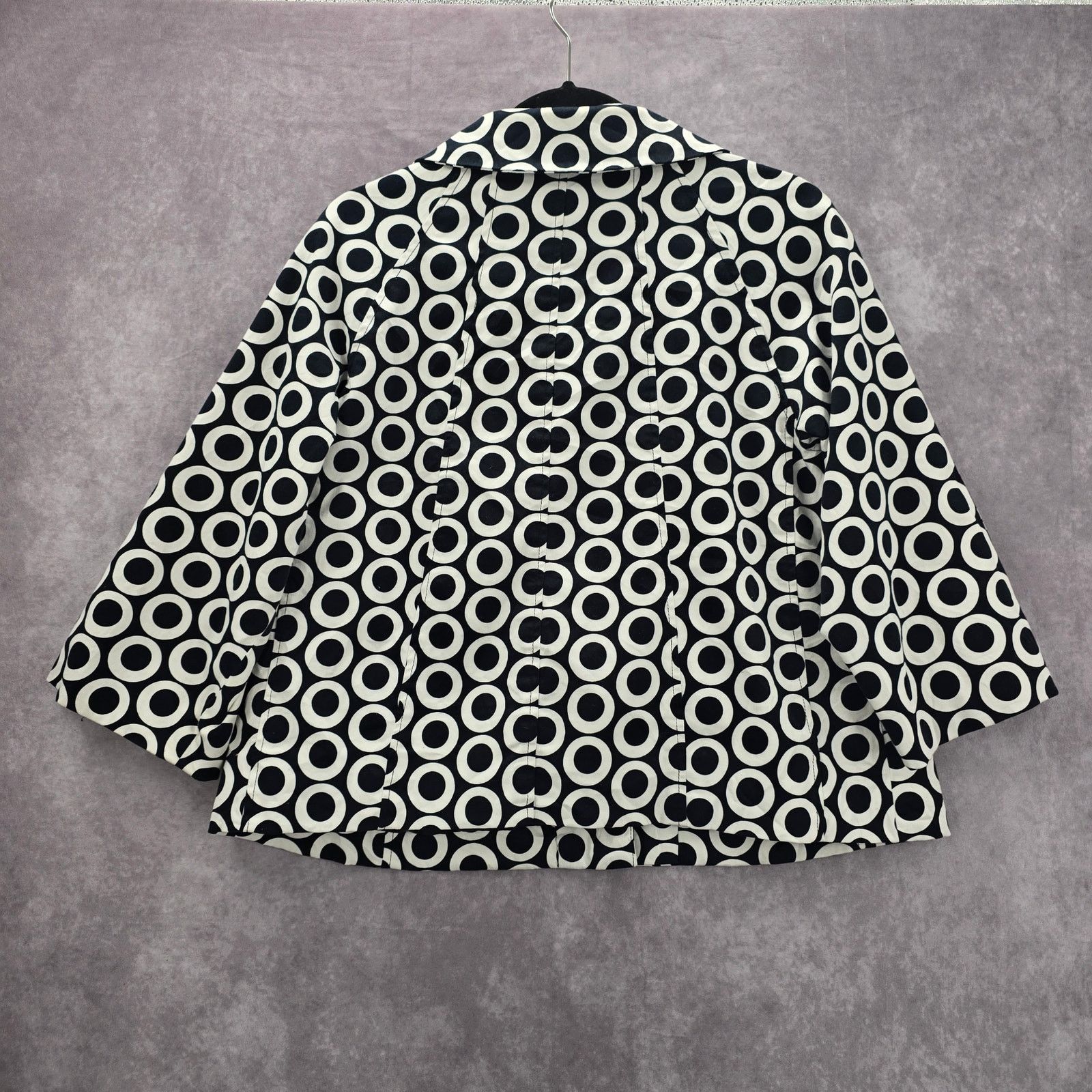Other Appraisal Black Circle Cropped Blazer Coat Jacket Medium Size M / US 6-8 / IT 42-44 - 2 Thumbnail