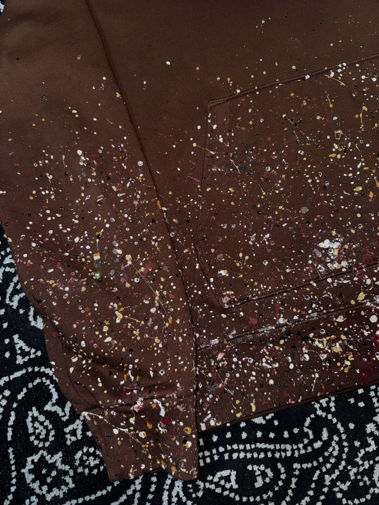 Amiri Amiri Crystal Paint Splatter Hoodie Size US L / EU 52-54 / 3 - 5 Thumbnail