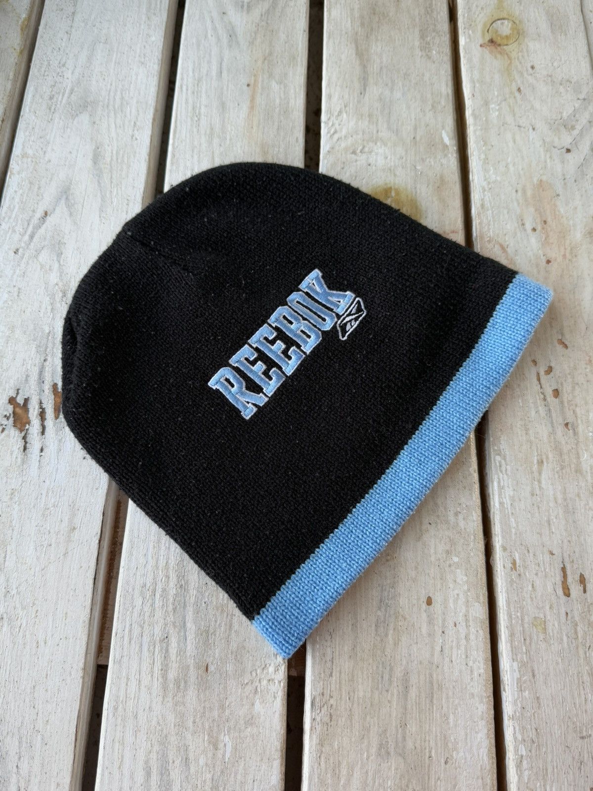 Nike × Reebok Vintage Reebok Big logo hat gropcore beanie style y2k Size ONE SIZE - 1 Thumbnail