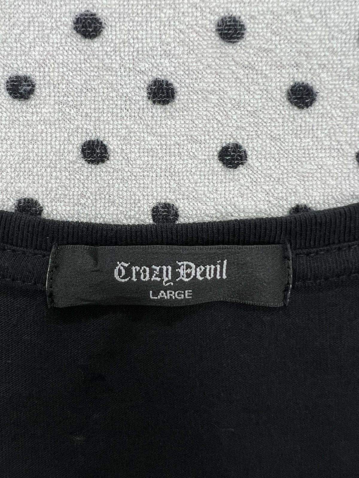 Japanese Brand Crazy Devil Embroidered L/S Tshirt Size US S / EU 44-46 / 1 - 8 Thumbnail