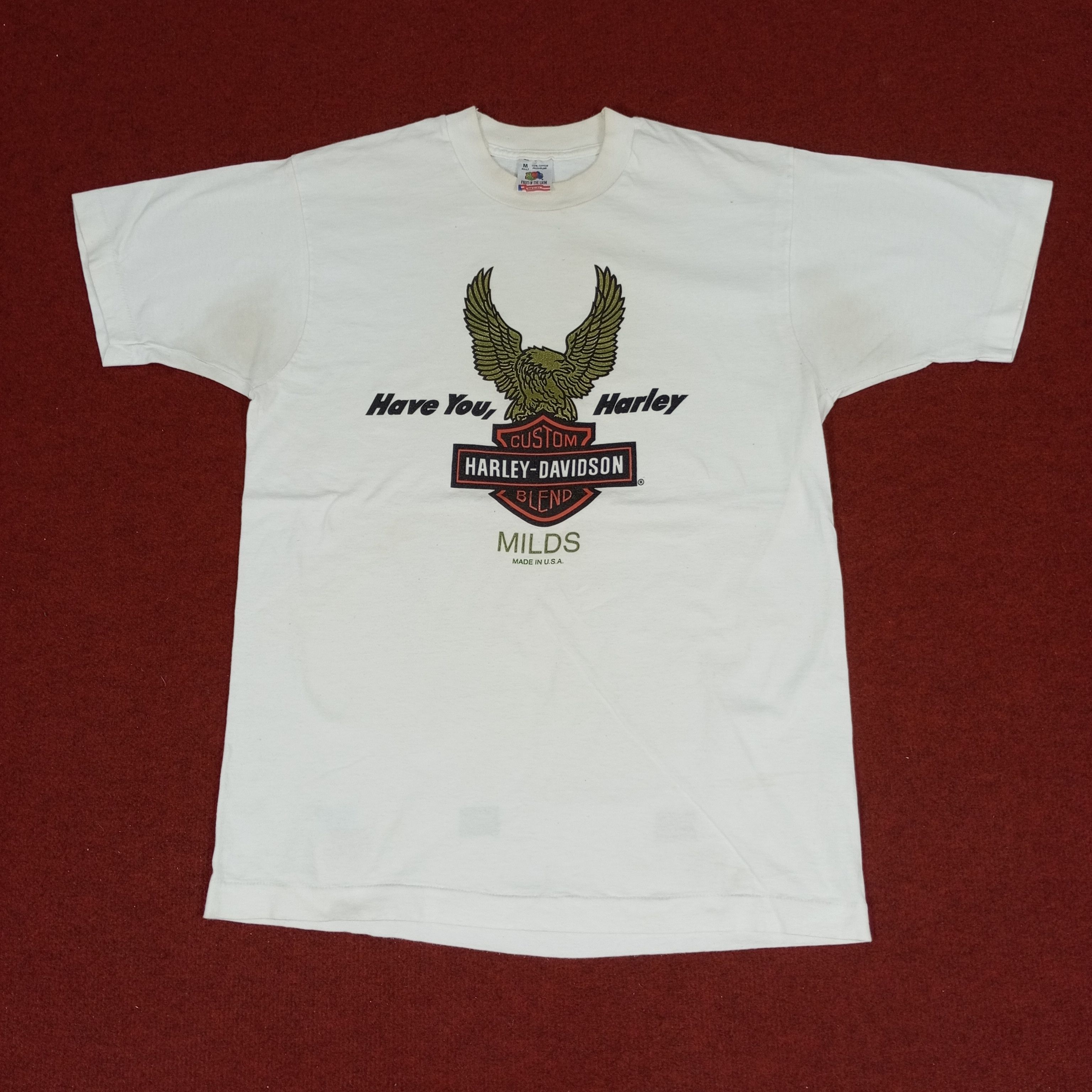 Harley Davidson Motorcycle Brand Vintage Tshirt