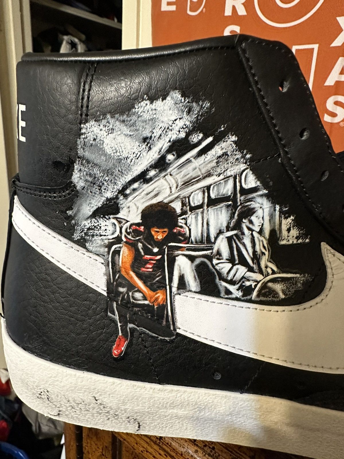 Nike × Vintage Vintage Nike Blazer Mid “I’m With Kap" 2023 size 13 Size US 13 / EU 46 - 7 Thumbnail