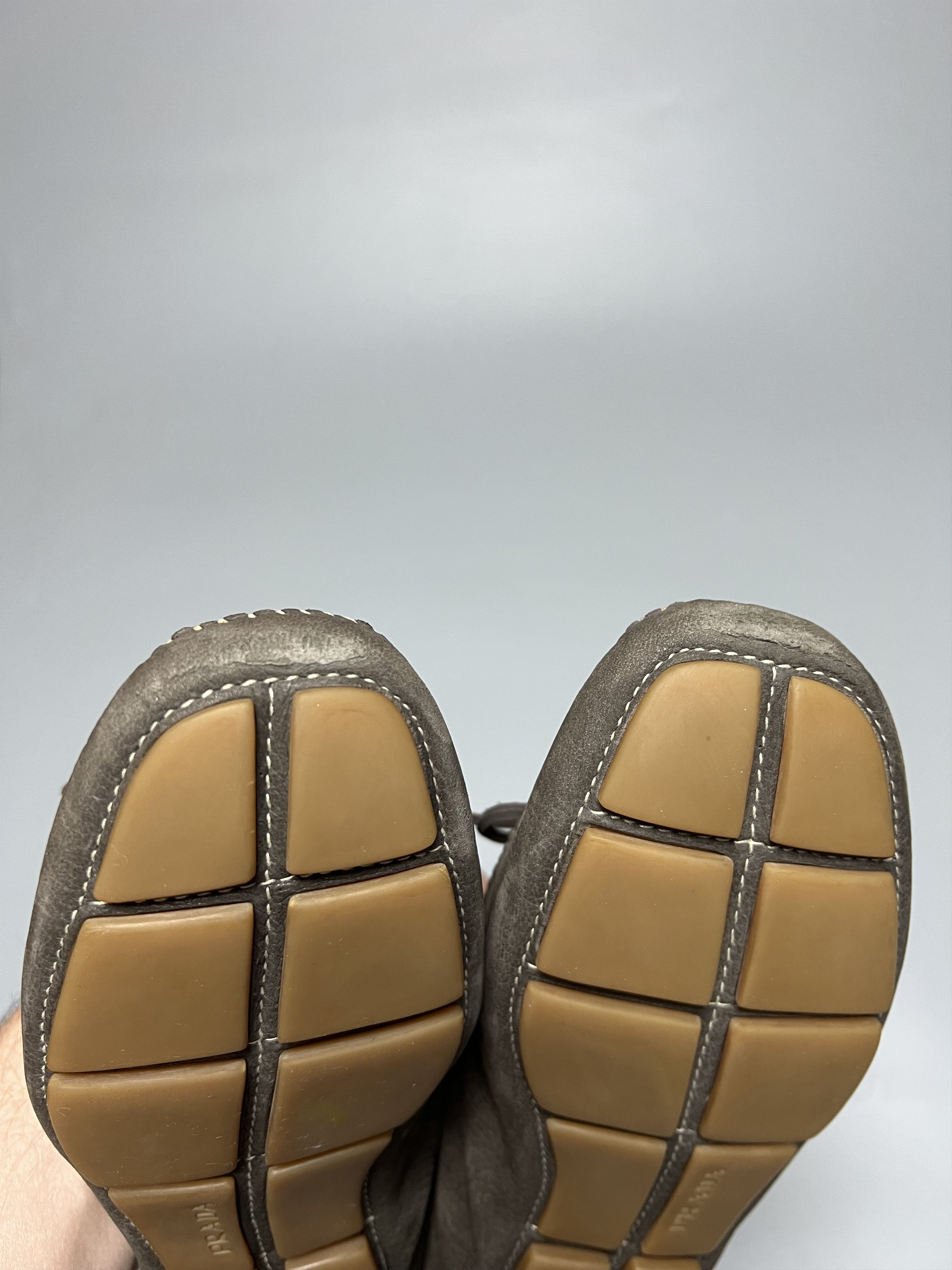 Prada Prada Vintage Brown Leather Loafers Moccasins Size US 7.5 / EU 40-41 - 16 Thumbnail