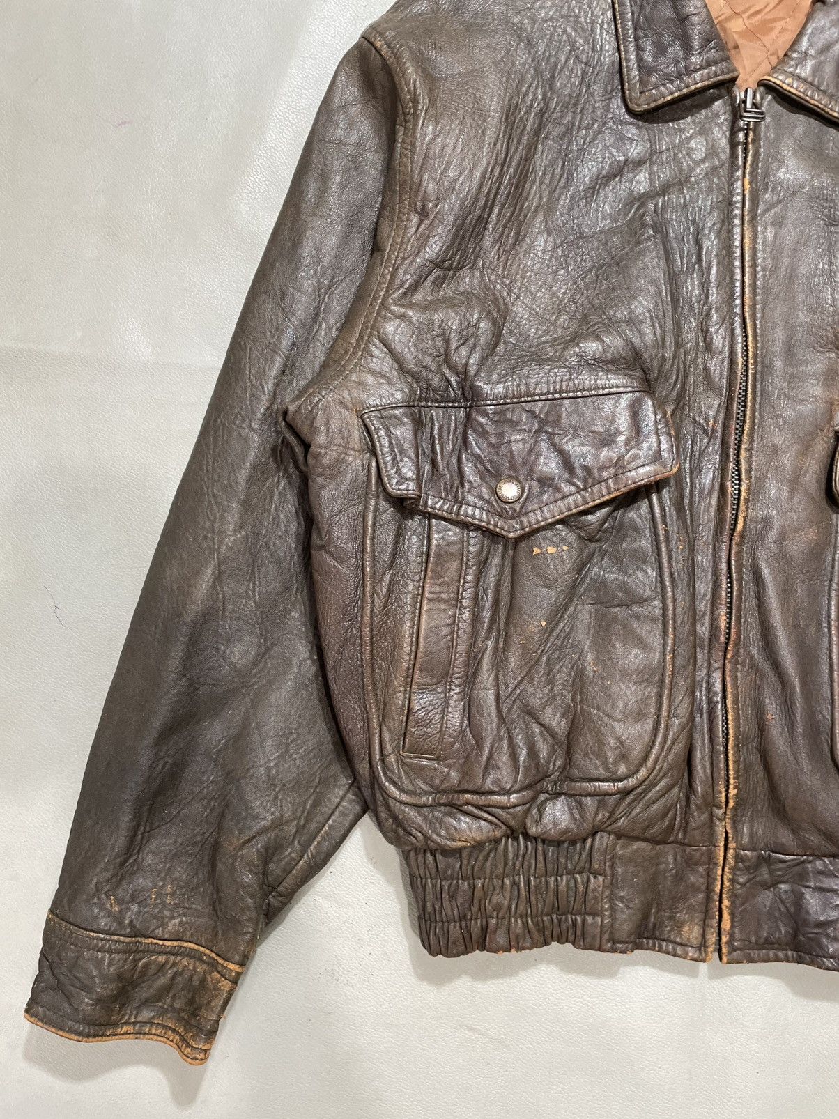 Issey Miyake Vintage Issey Miyake Design Leather Jacket D'homme A'Homme Size US M / EU 48-50 / 2 - 2 Thumbnail