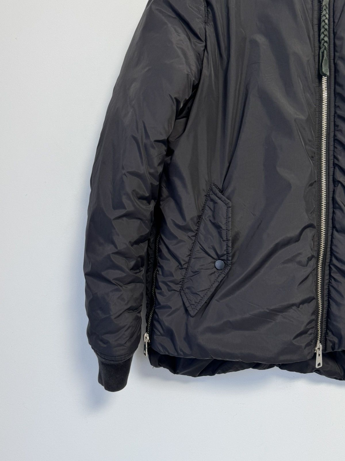 Allsaints Allsaints Women’s Bomber Jacket Avant Garde Y2K Style Size S / US 4 / IT 40 - 4 Thumbnail