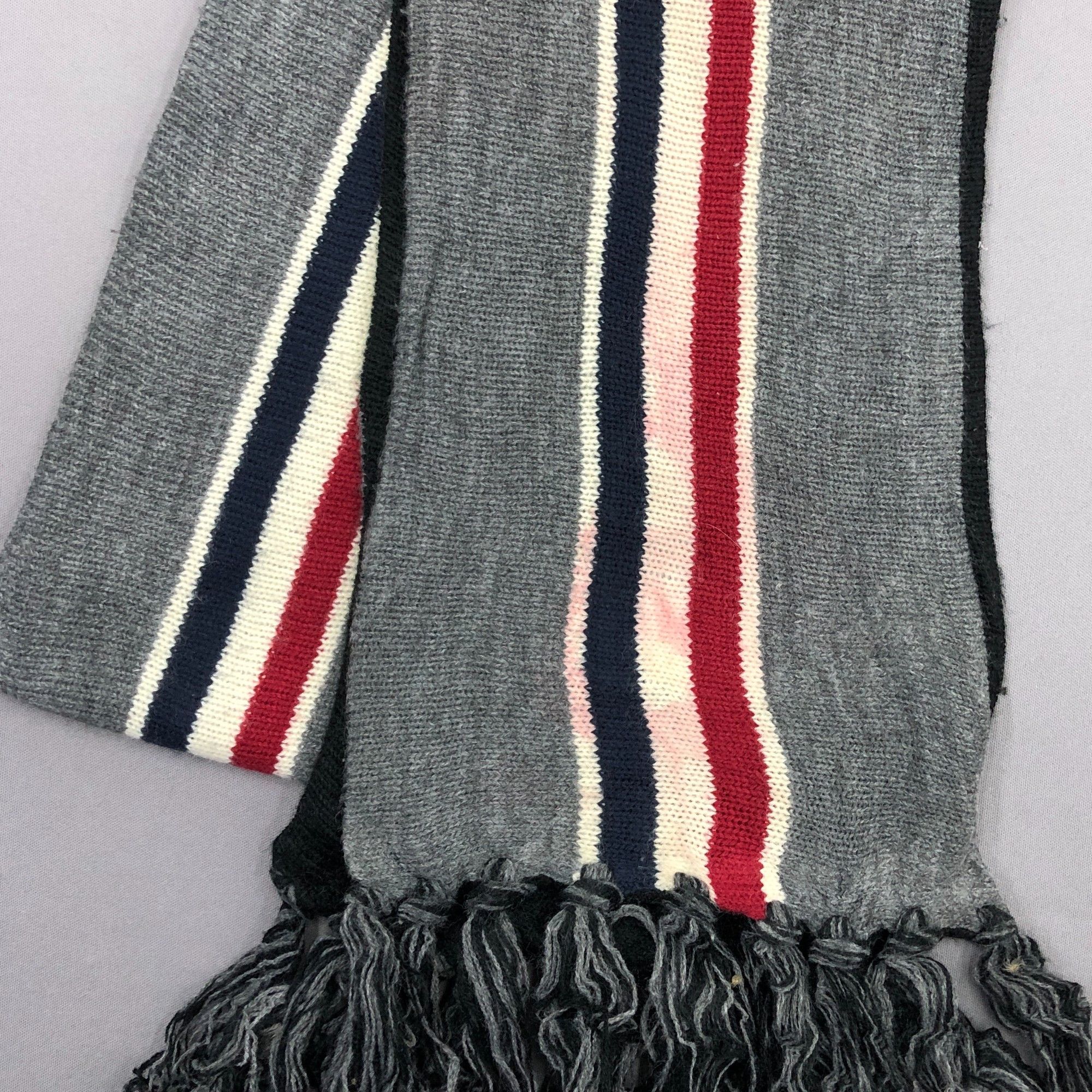 Tommy Hilfiger Vintage Tommy Hilfiger Scarf Muffler Knit Wool Scarves Size ONE SIZE - 5 Thumbnail