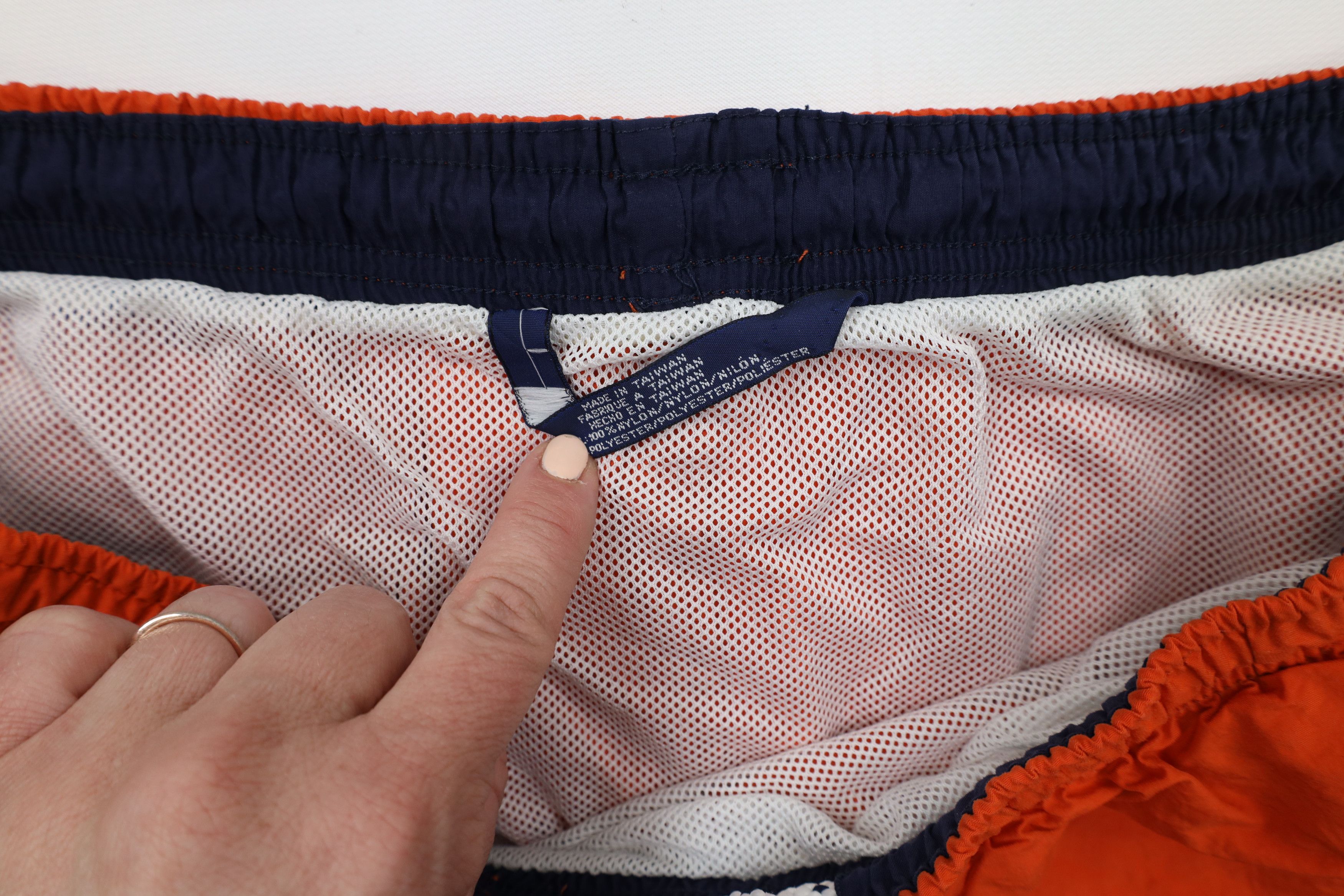 Tommy Hilfiger × Vintage Vintage 90s Tommy Hilfiger Above Knee Shorts Trunks Orange Size US 36 / EU 52 - 9 Thumbnail