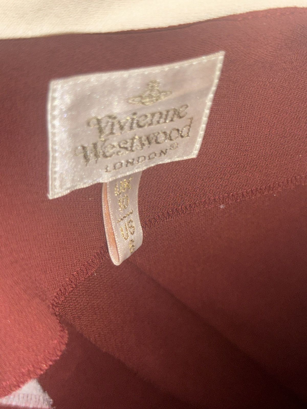 Vivienne Westwood Vivienne Westwood SS2001 Red Dress Gold Label Size S / US 4 / IT 40 - 6 Thumbnail