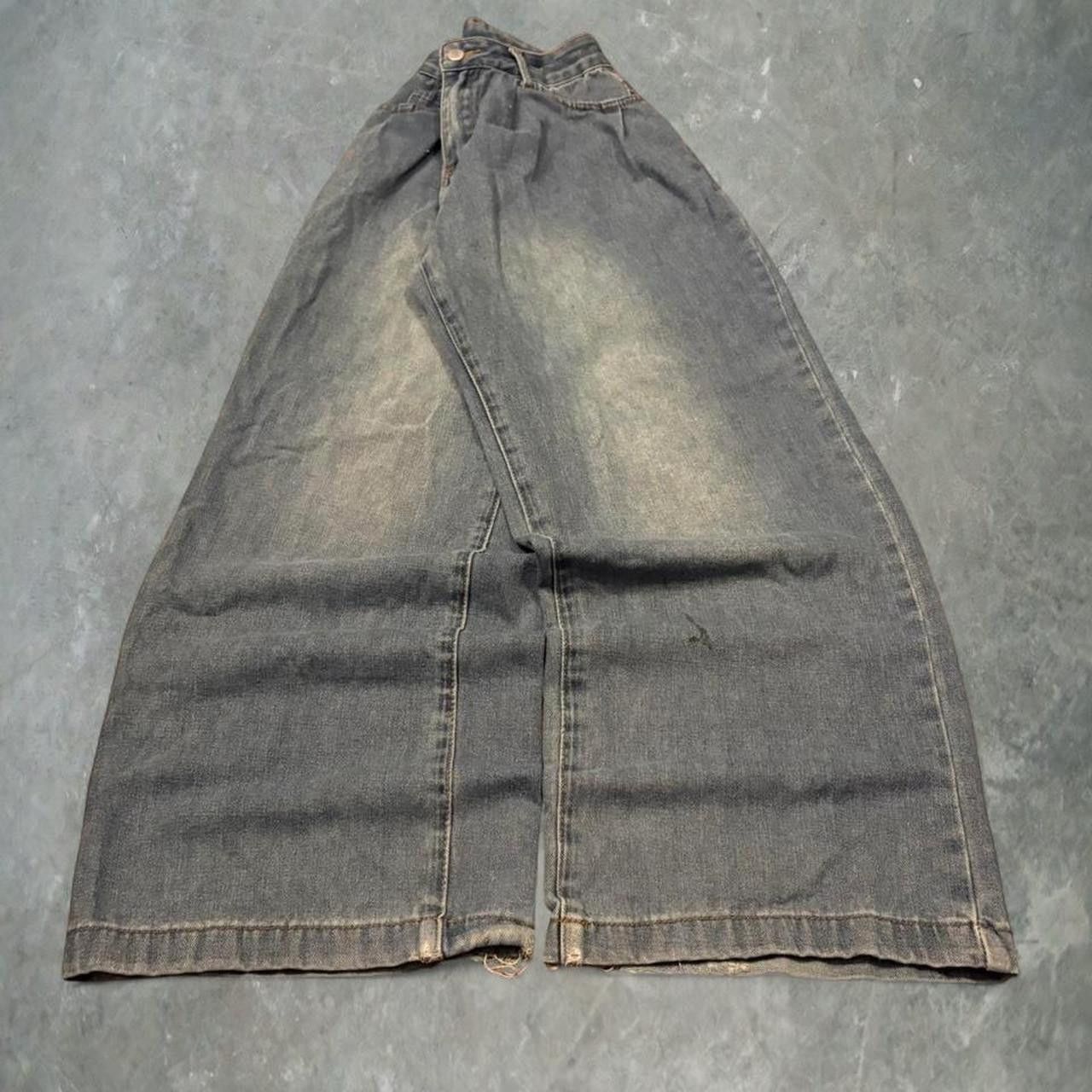 Vintage Crazy Vintage Y2K/2000s Super Baggy Skater Style Medium Wash Denim Jeans! Size 25" / US 0 / IT 36 - 1 Thumbnail